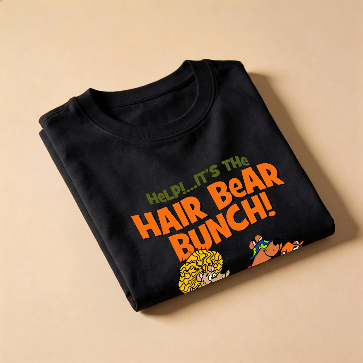 Hair Bear Bunch Graphic Tee