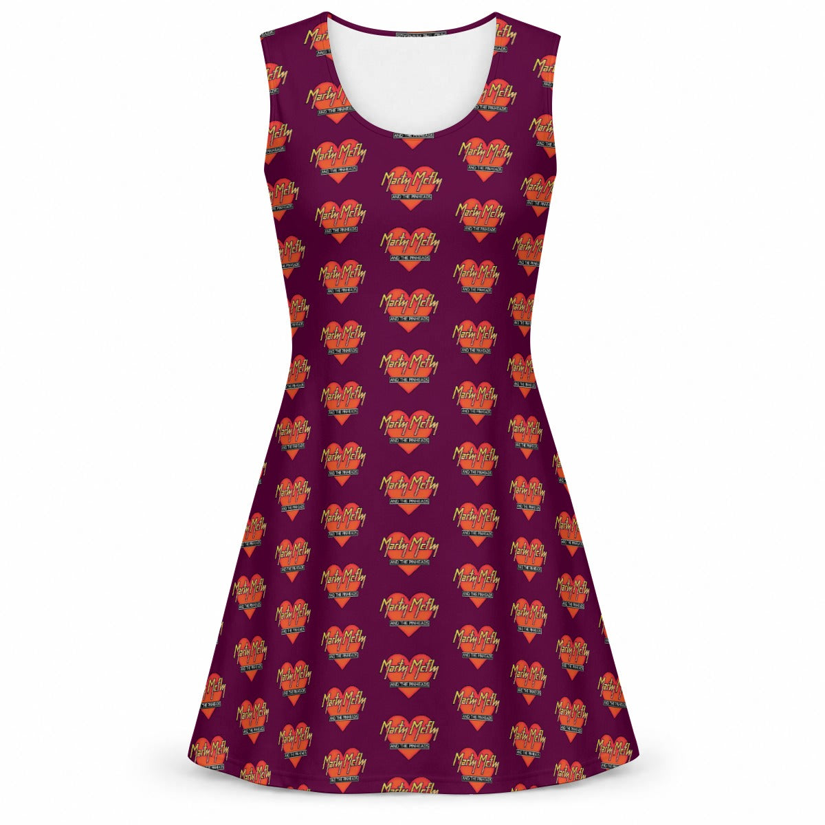 Marty and the Pinheads Purple Yoga Tank Dress