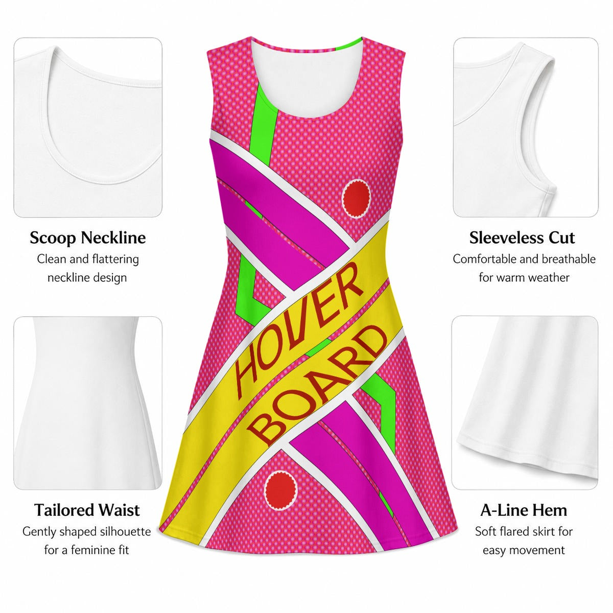 Hoverboard Yoga Tank Dress