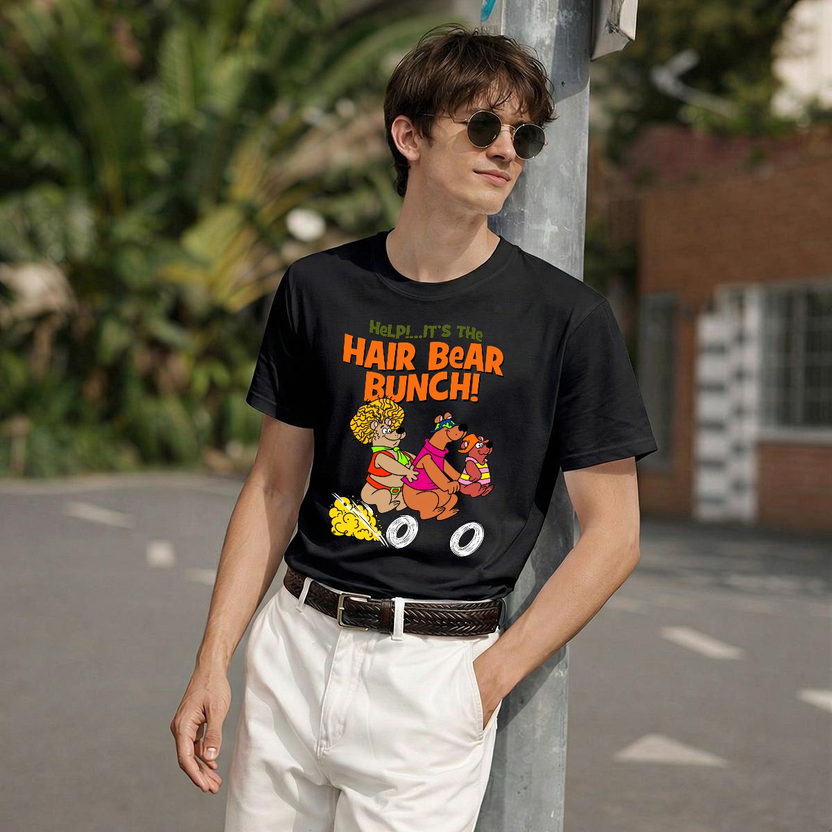 Hair Bear Bunch Graphic Tee