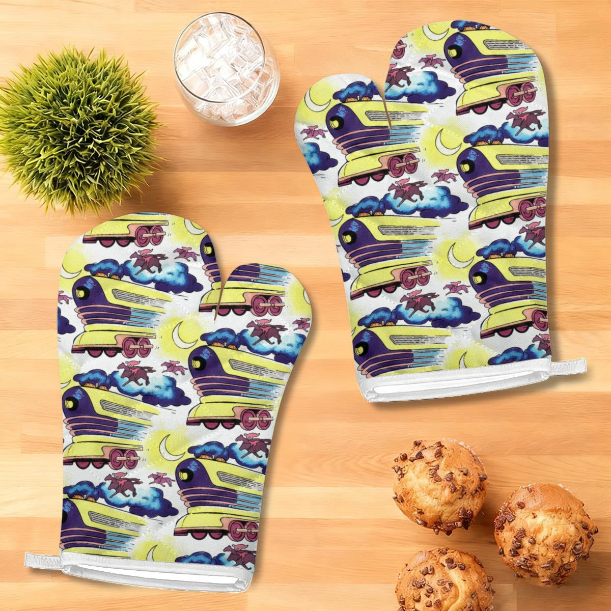 2015 Doc Trains Heat-Resistant Kitchen Glove - Single Pack (one glove)