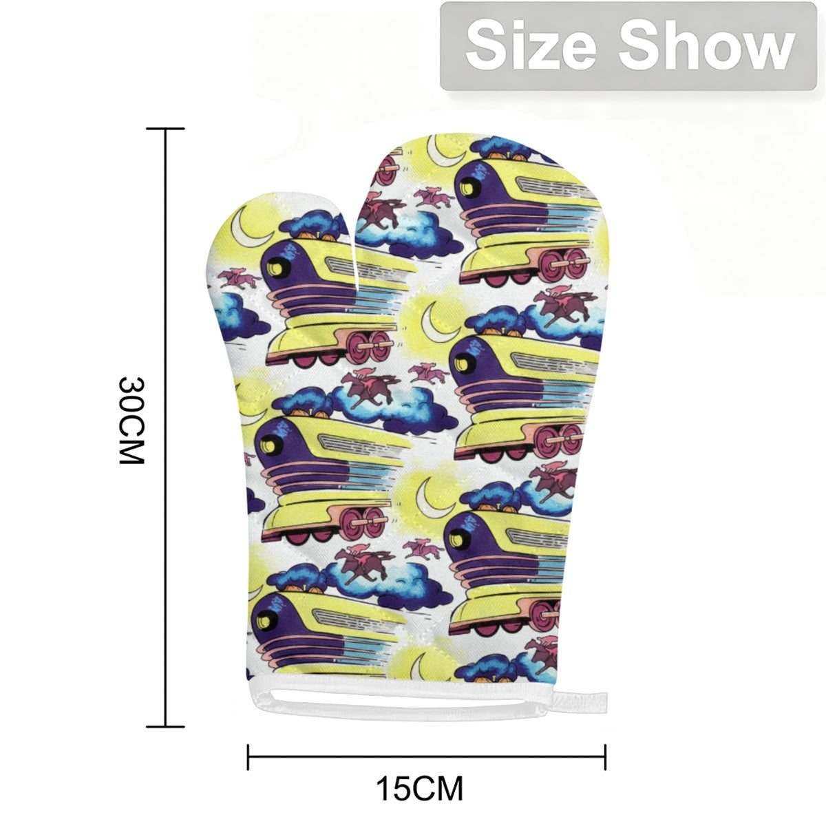 2015 Doc Trains Heat-Resistant Kitchen Glove - Single Pack (one glove)