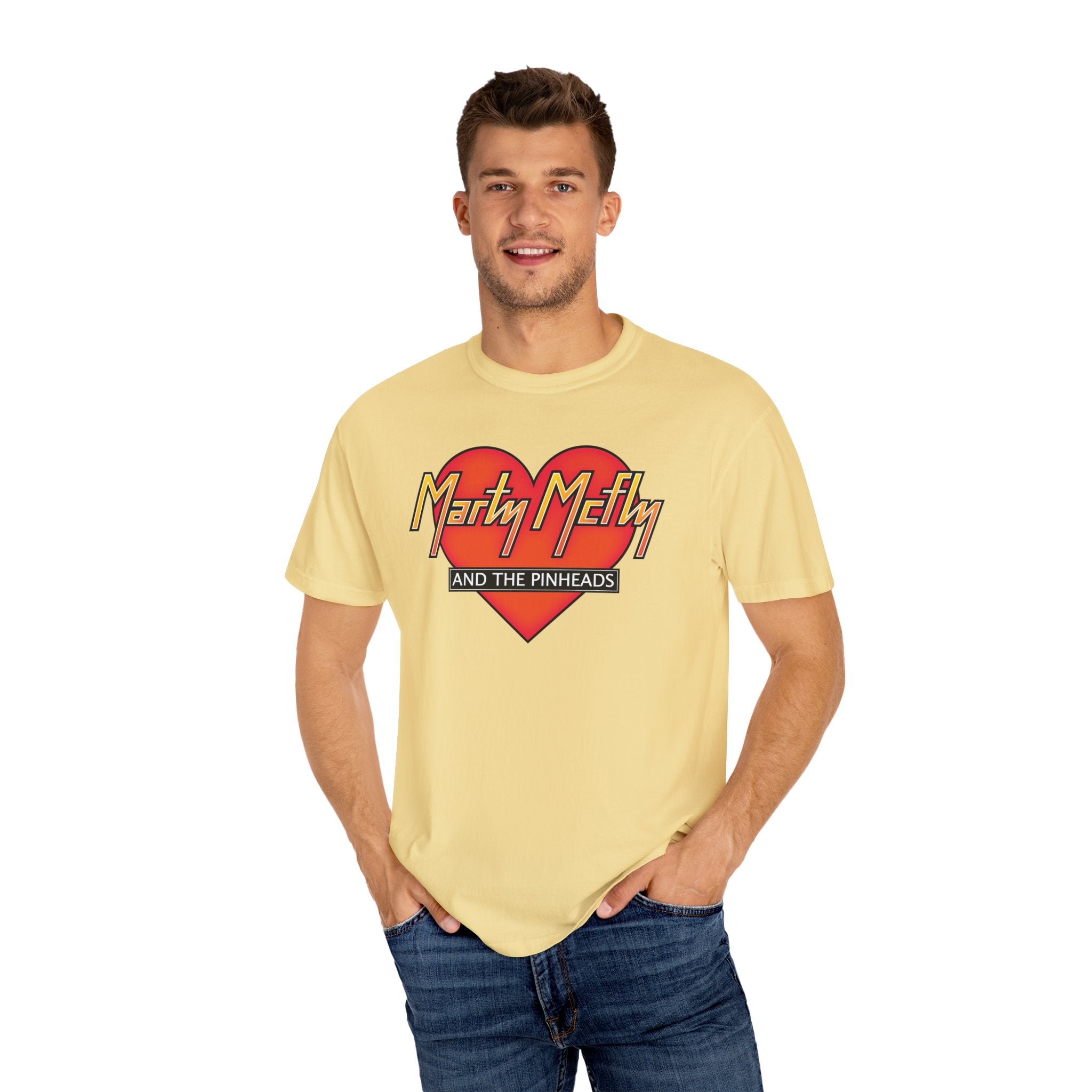 Marty McFly & The Pinheads Heart Logo T-Shirt