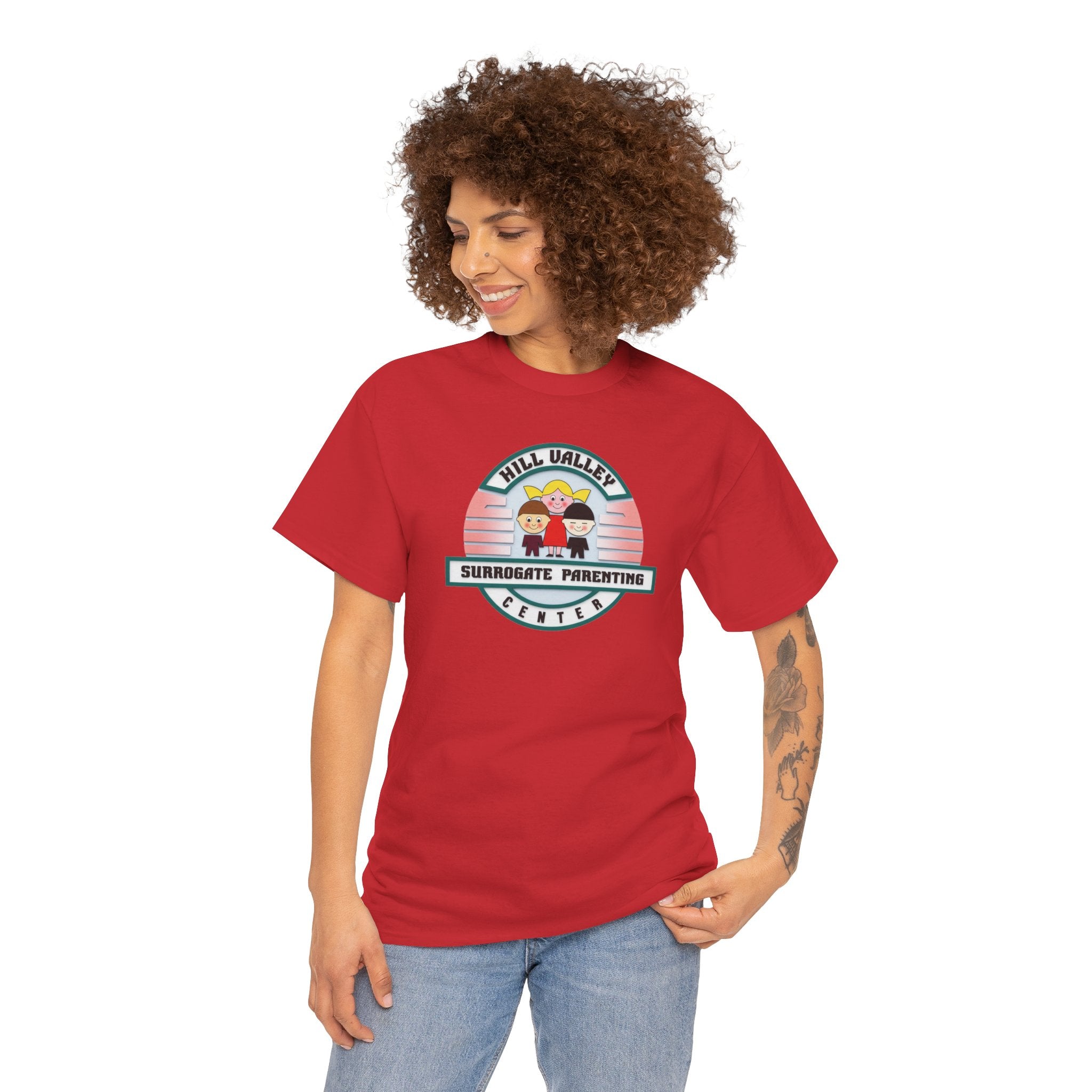 Hill Valley 2015 Surrogate Parenting Center Logo Tee