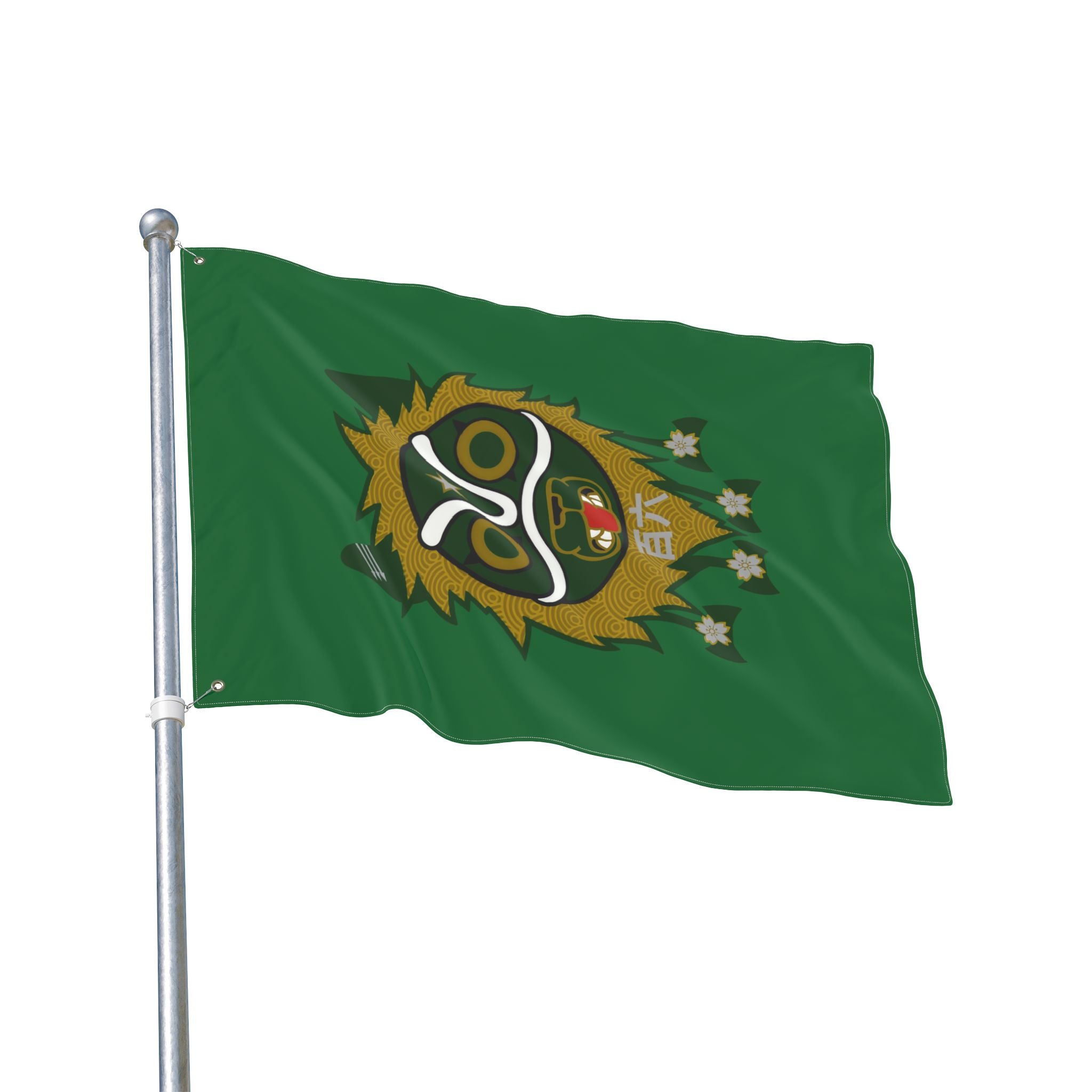 Vertical -  Timbers Army 106 San Mask Double-Sided Military Flag
