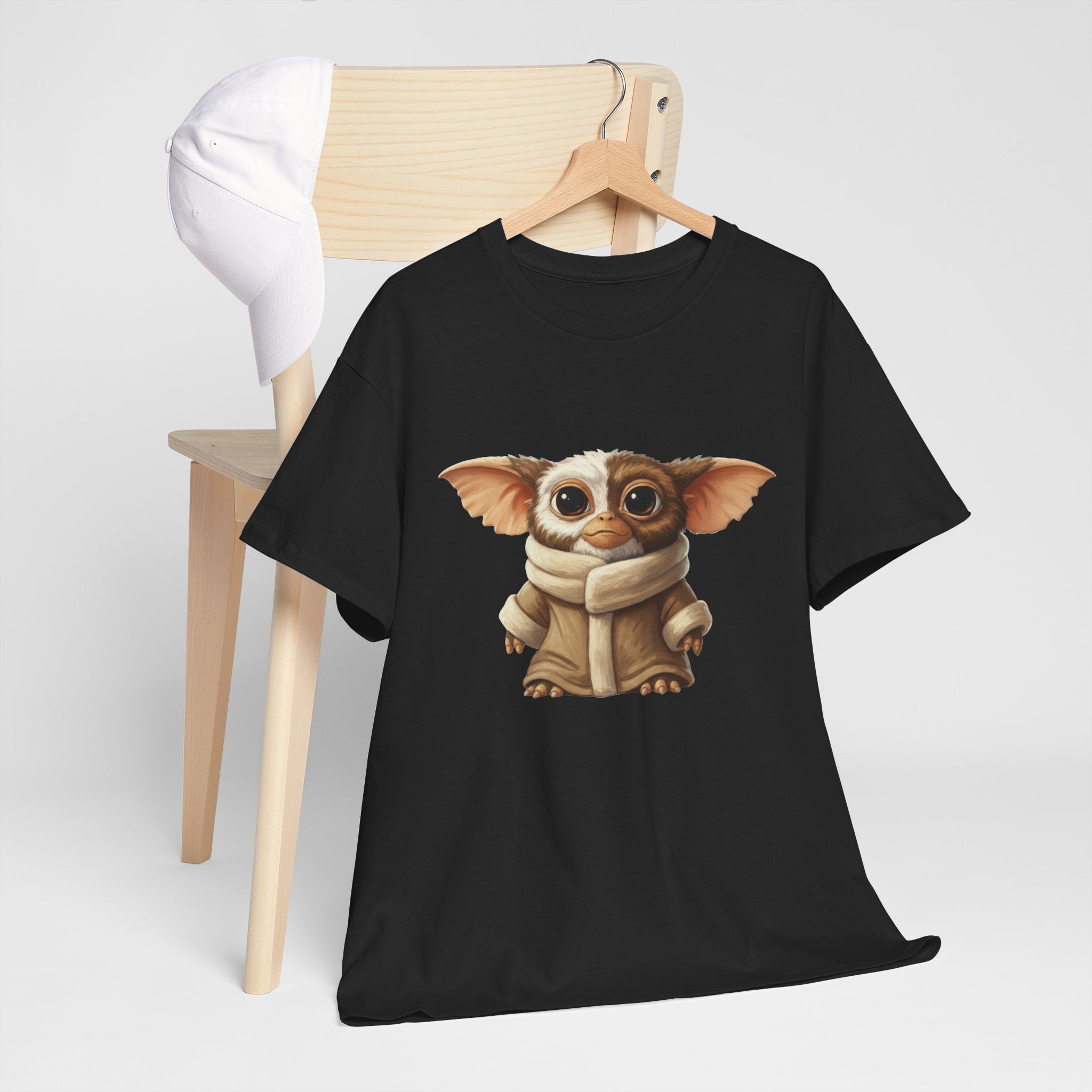 Grogwai Mashup Graphic Tee — Cozy Cute Alien Character T‑Shirt - Gizmo and Grogu all in one!