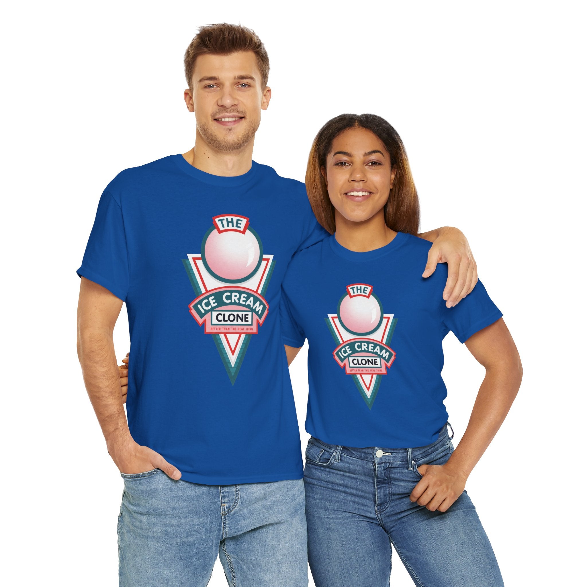 Hill Valley 2015 Ice Cream Clone Tee — Retro Scoop Logo T-Shirt