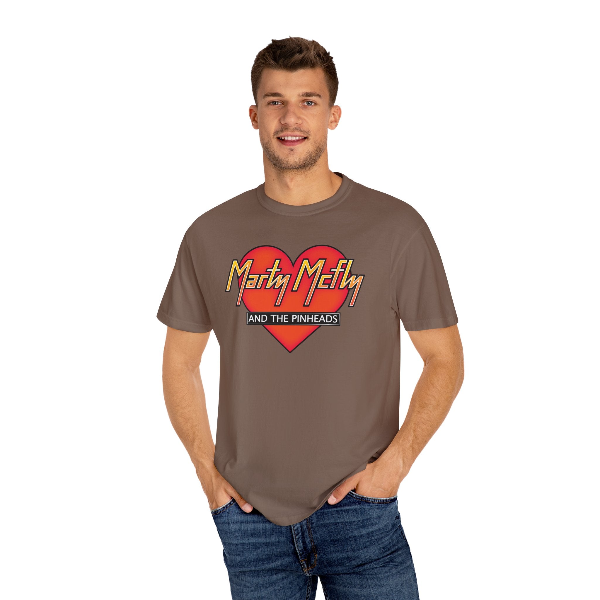Marty McFly & The Pinheads Heart Logo T-Shirt
