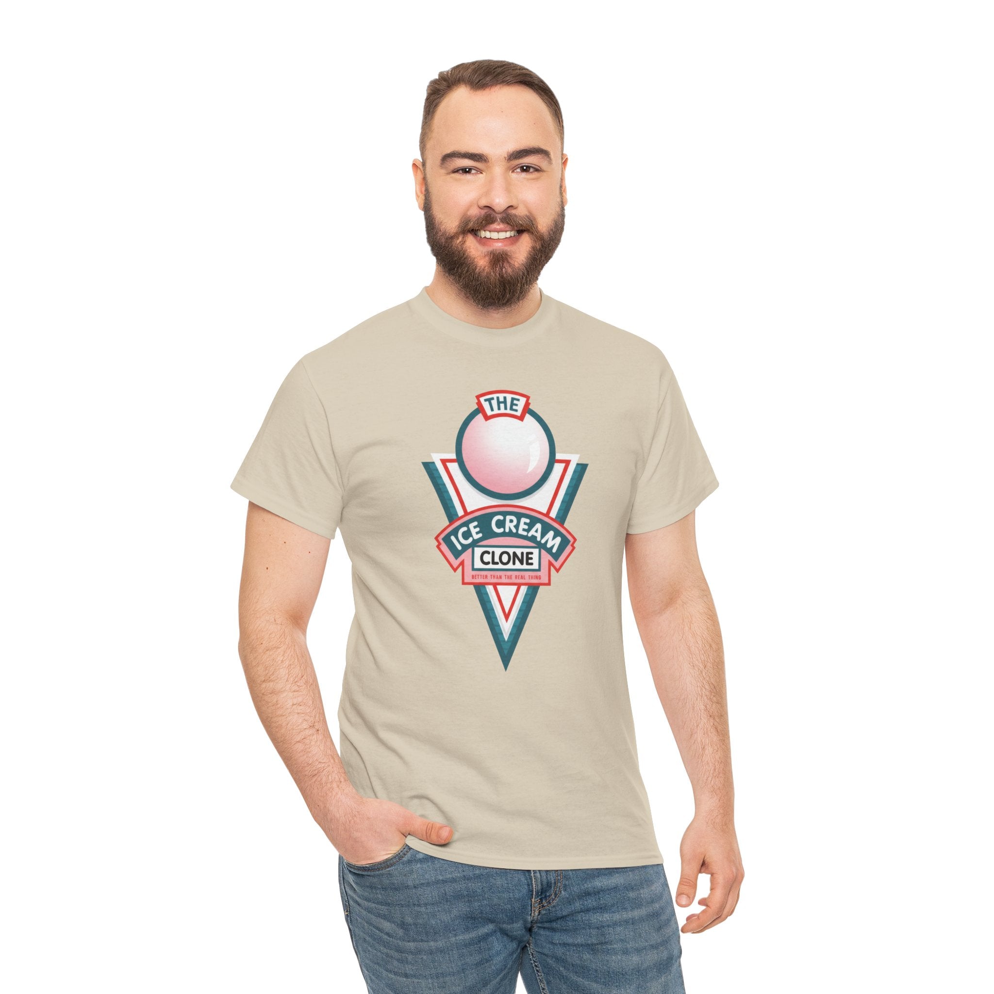 Hill Valley 2015 Ice Cream Clone Tee — Retro Scoop Logo T-Shirt