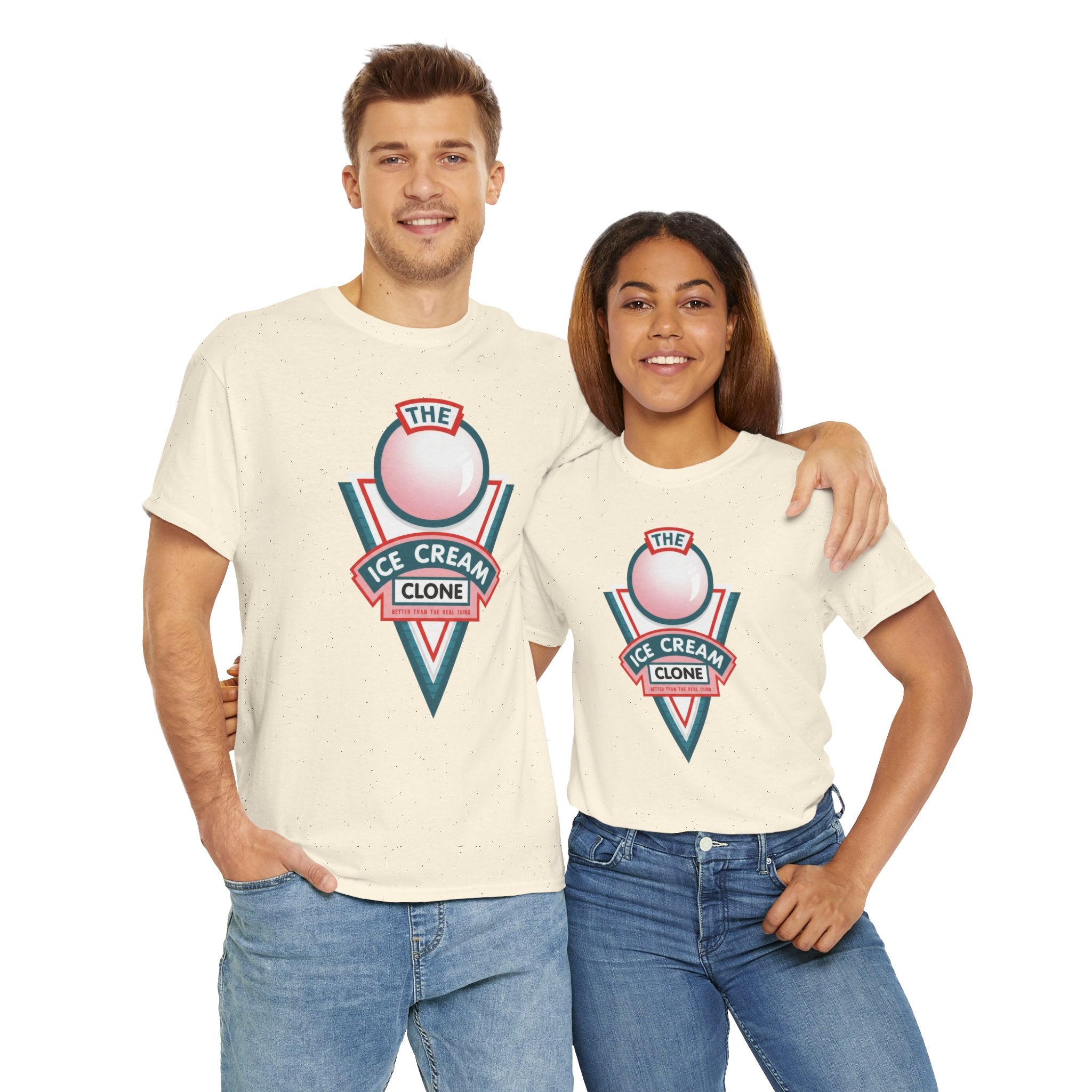 Hill Valley 2015 Ice Cream Clone Tee — Retro Scoop Logo T-Shirt