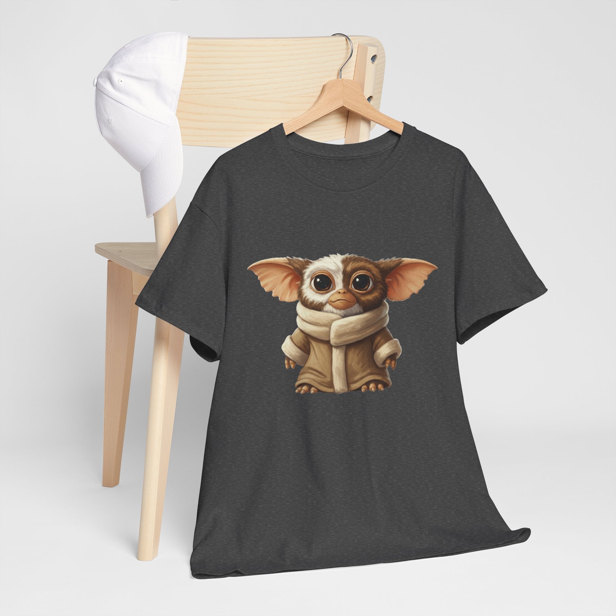 Grogwai Mashup Graphic Tee — Cozy Cute Alien Character T‑Shirt - Gizmo and Grogu all in one!