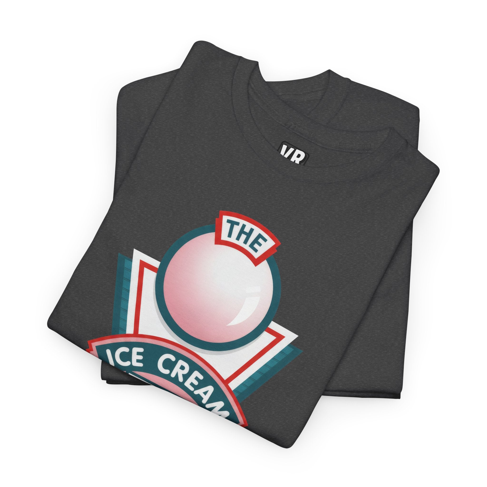 Hill Valley 2015 Ice Cream Clone Tee — Retro Scoop Logo T-Shirt