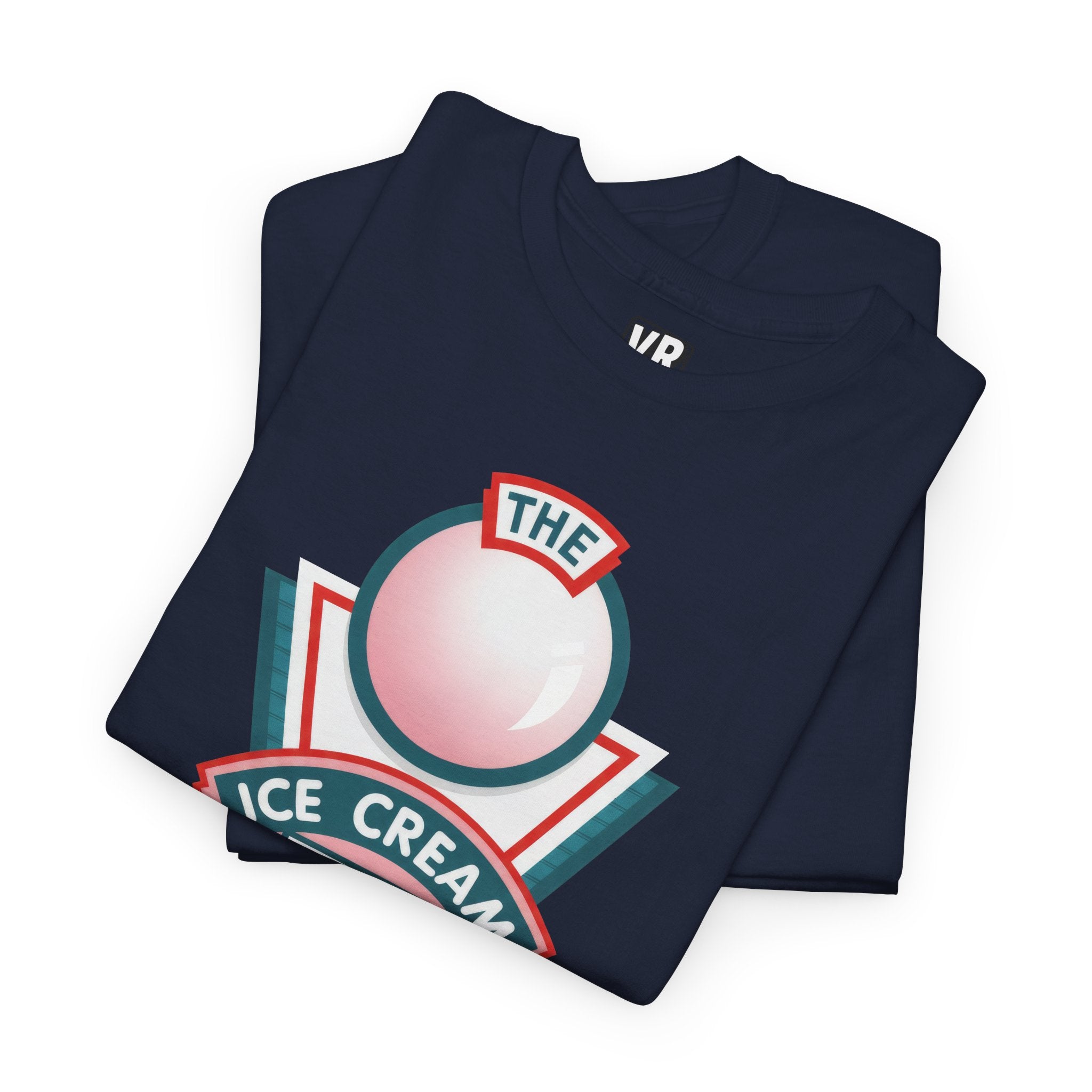 Hill Valley 2015 Ice Cream Clone Tee — Retro Scoop Logo T-Shirt