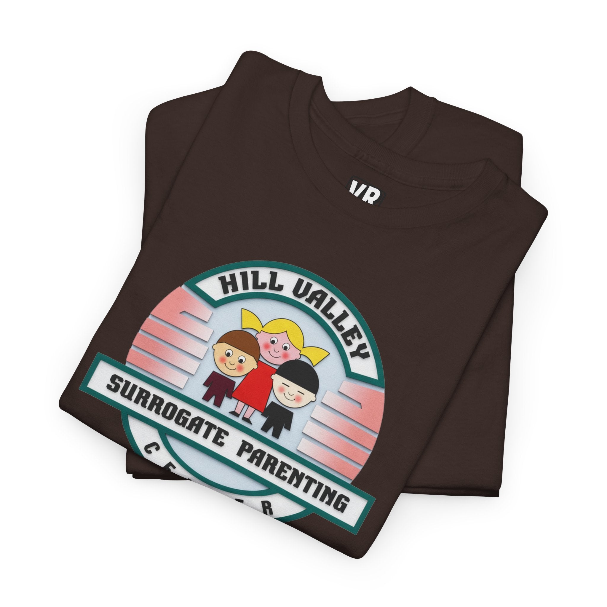 Hill Valley 2015 Surrogate Parenting Center Logo Tee