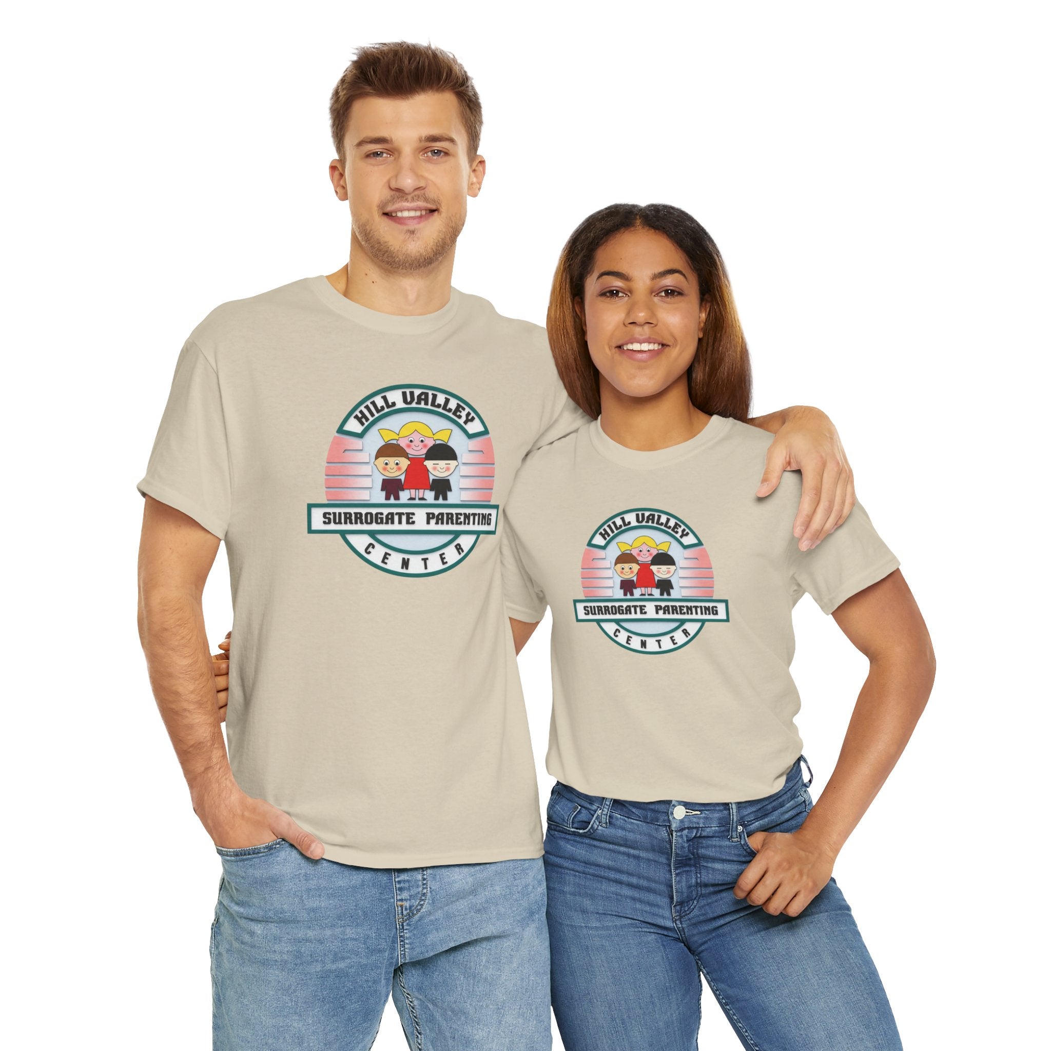 Hill Valley 2015 Surrogate Parenting Center Logo Tee