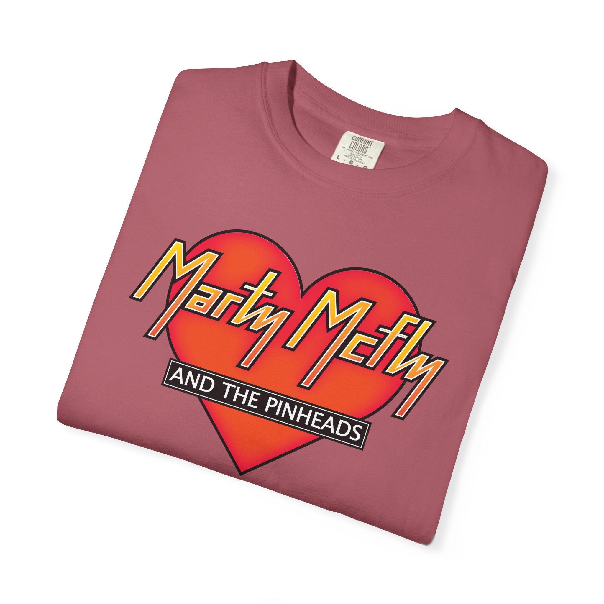 Marty McFly & The Pinheads Heart Logo T-Shirt