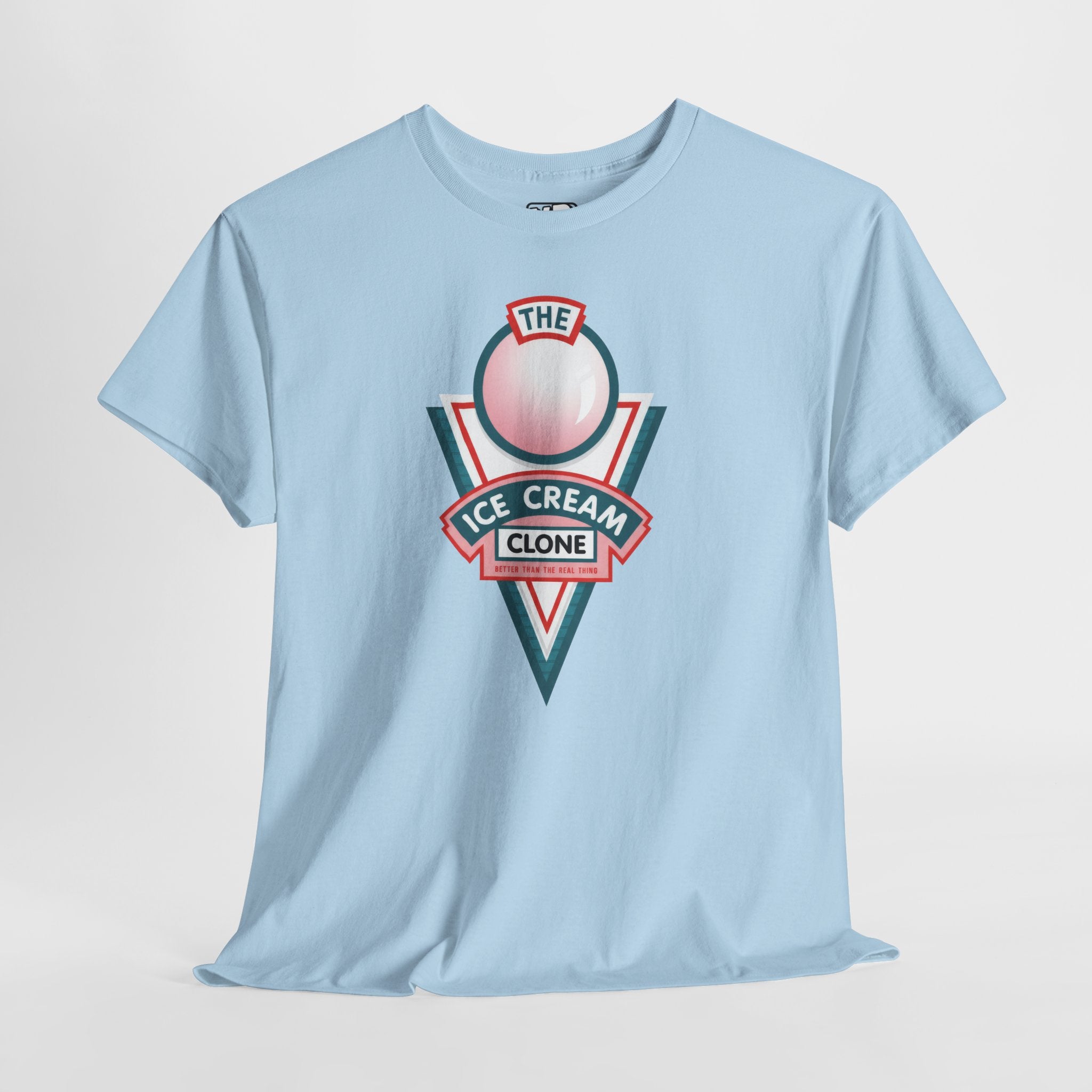 Hill Valley 2015 Ice Cream Clone Tee — Retro Scoop Logo T-Shirt
