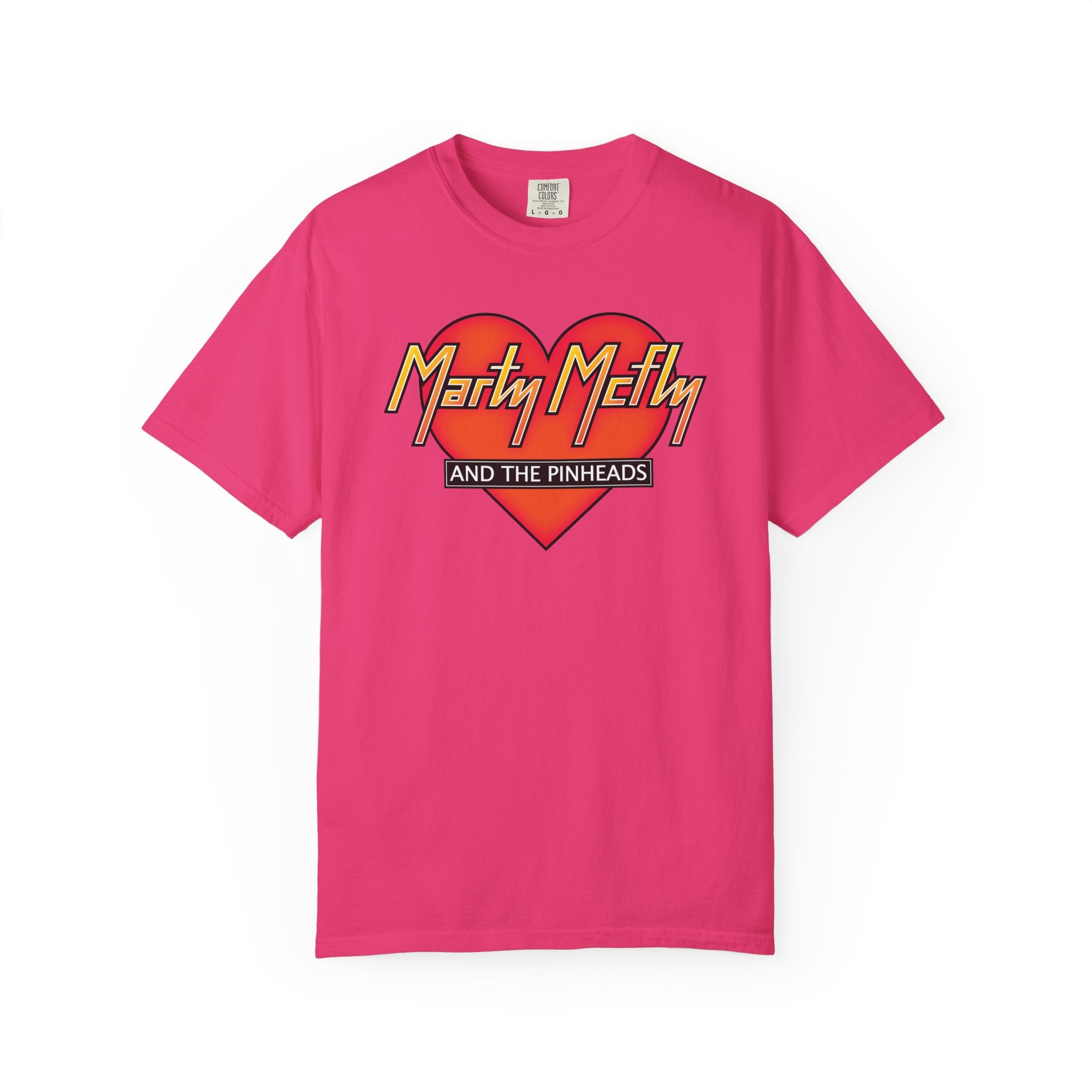 Marty McFly & The Pinheads Heart Logo T-Shirt