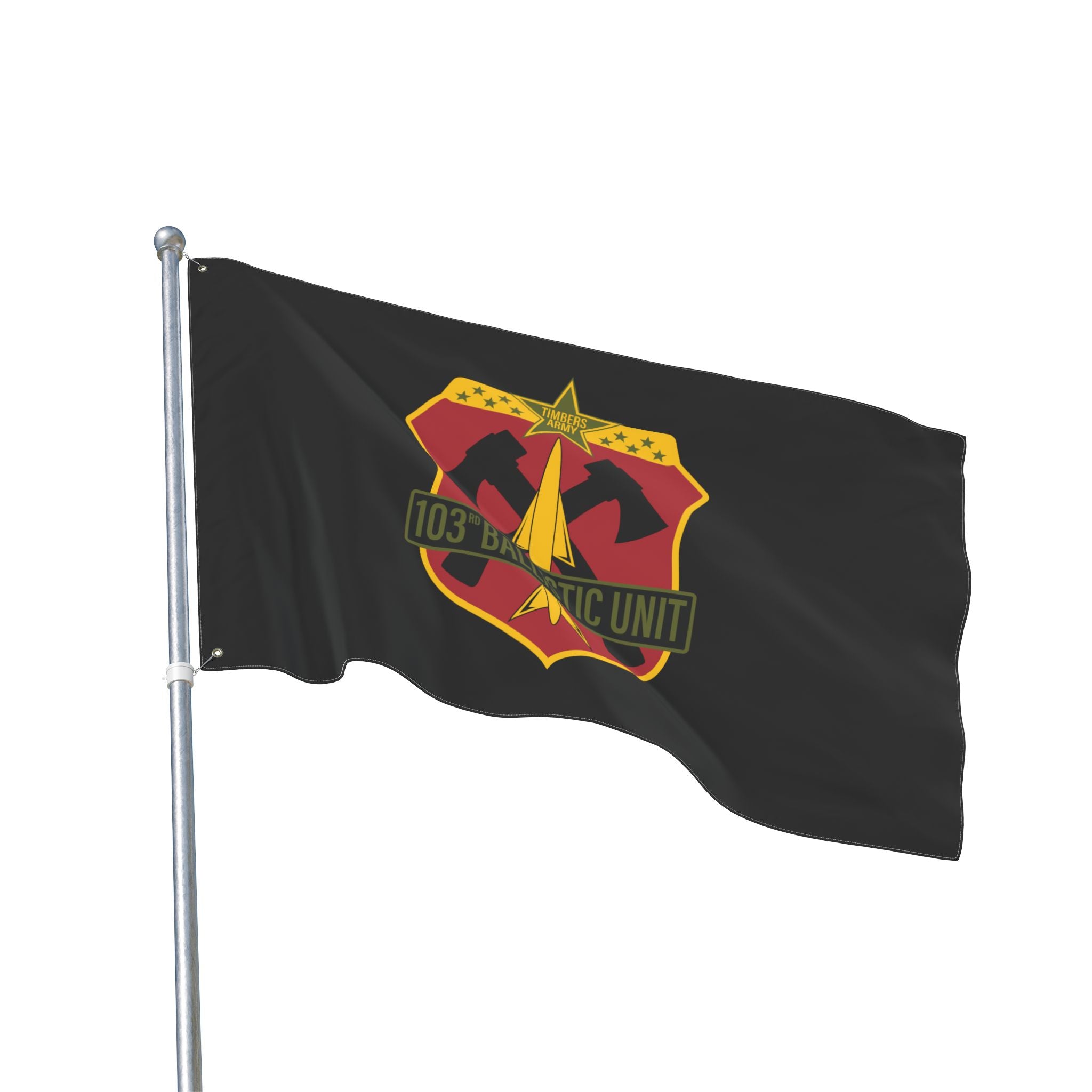 103 Ballistic Unit Double-Sided Military Flag