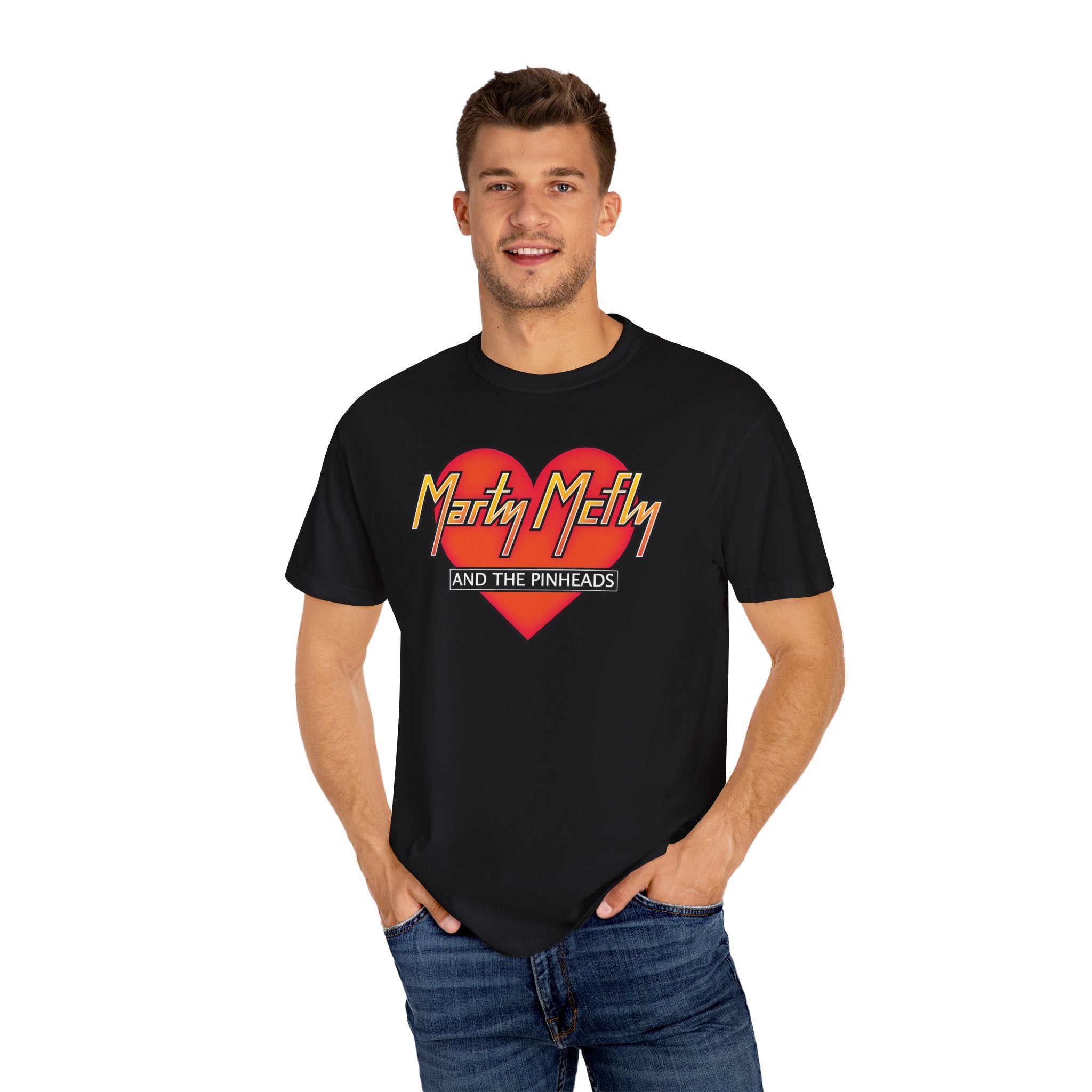 Marty McFly & The Pinheads Heart Logo T-Shirt