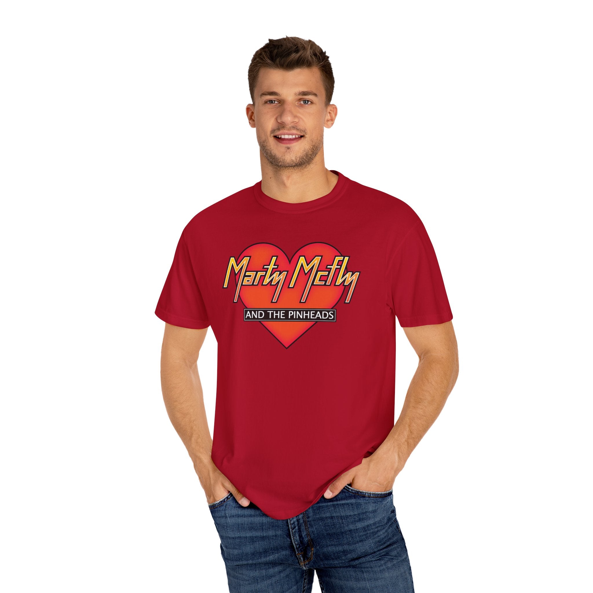 Marty McFly & The Pinheads Heart Logo T-Shirt