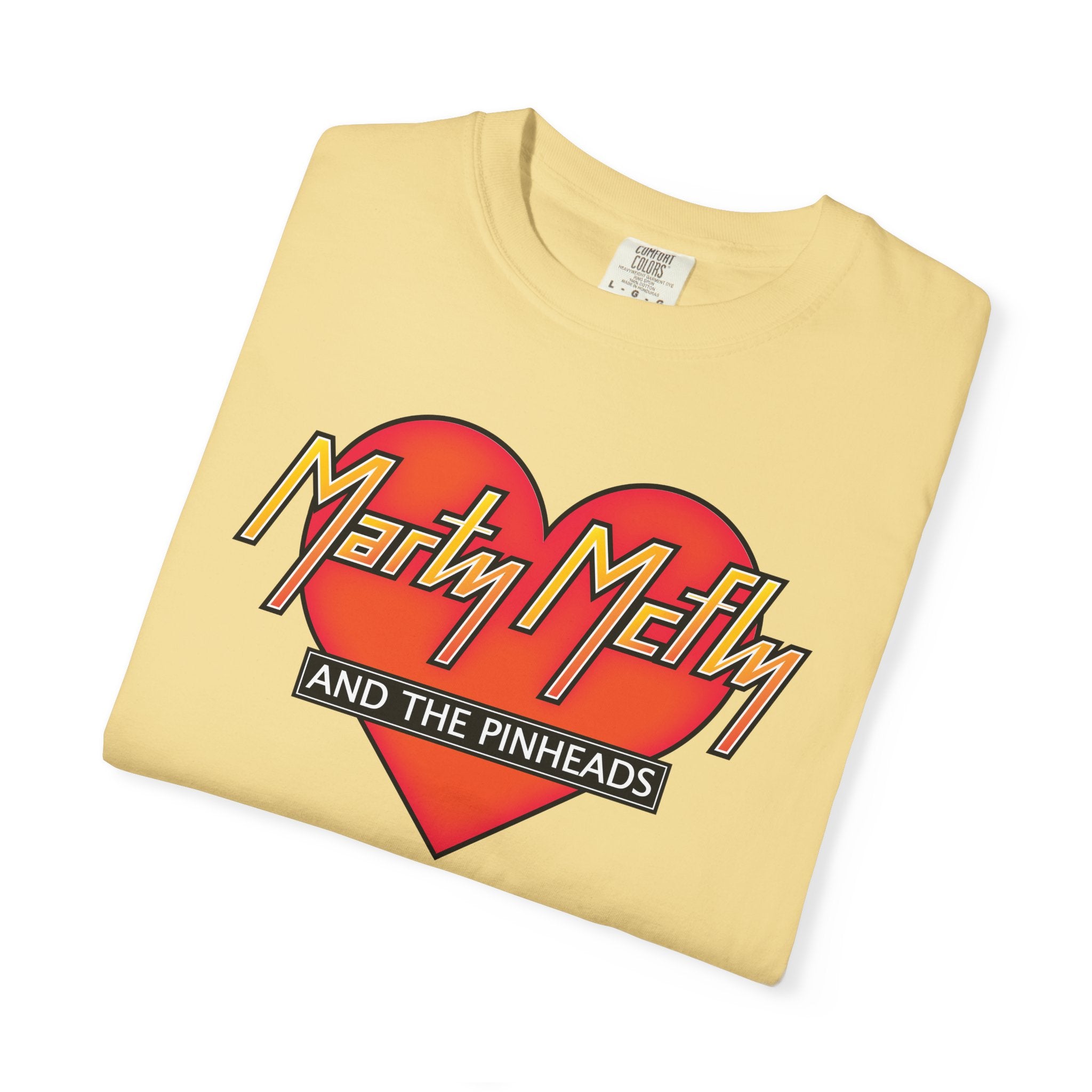 Marty McFly & The Pinheads Heart Logo T-Shirt