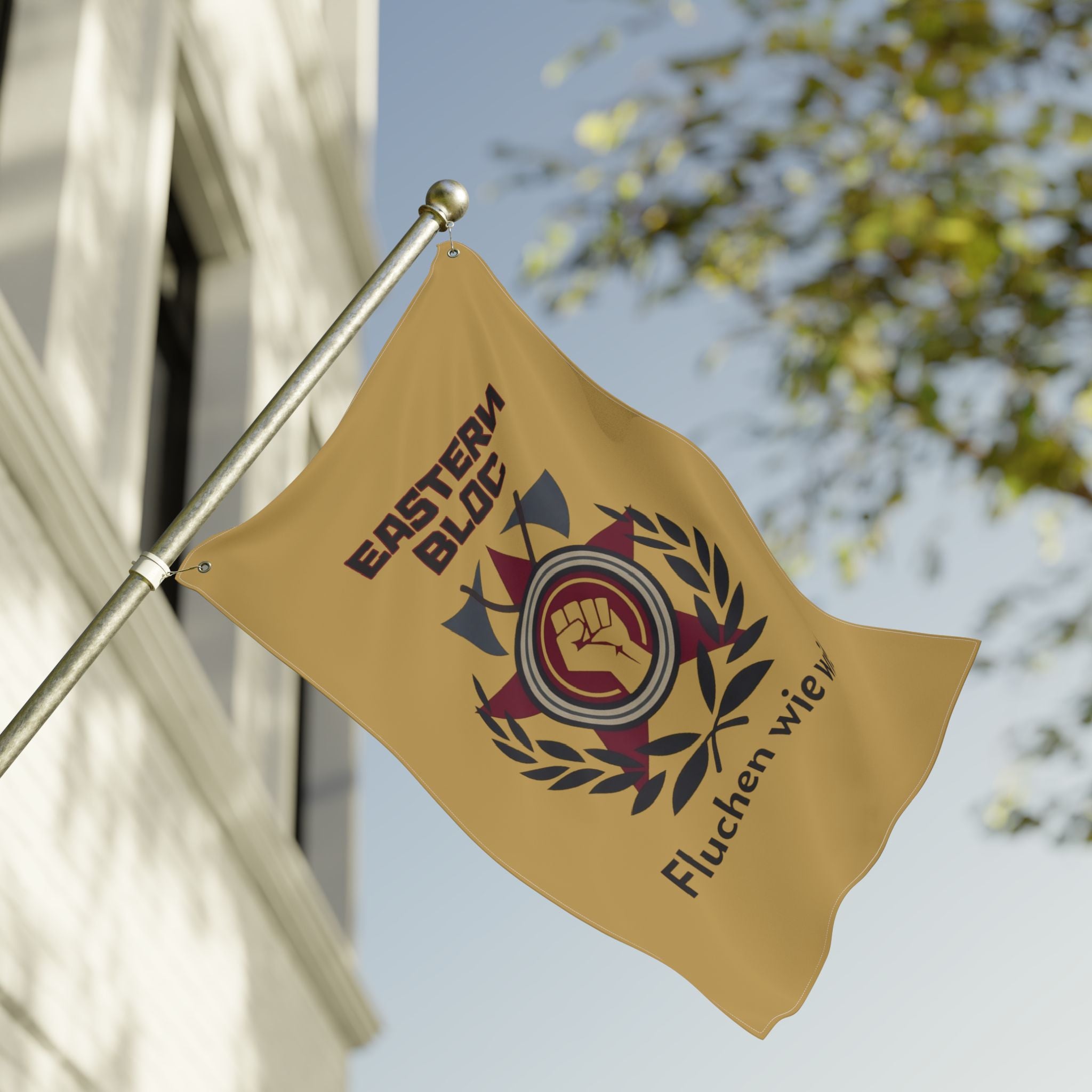 Vertical -  Timbers Army - Eastern Bloc  Double-Sided Military Flag