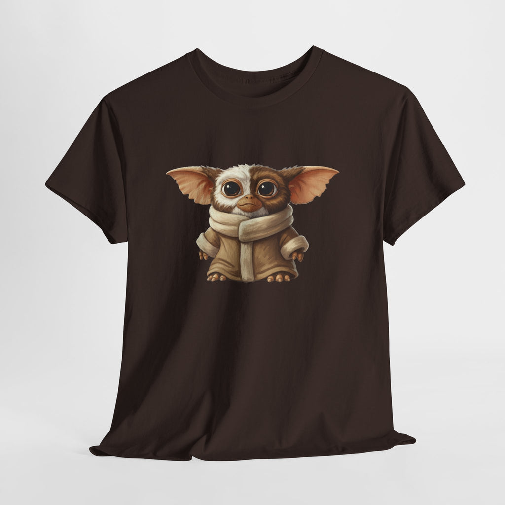 Grogwai Mashup Graphic Tee — Cozy Cute Alien Character T‑Shirt - Gizmo and Grogu all in one!