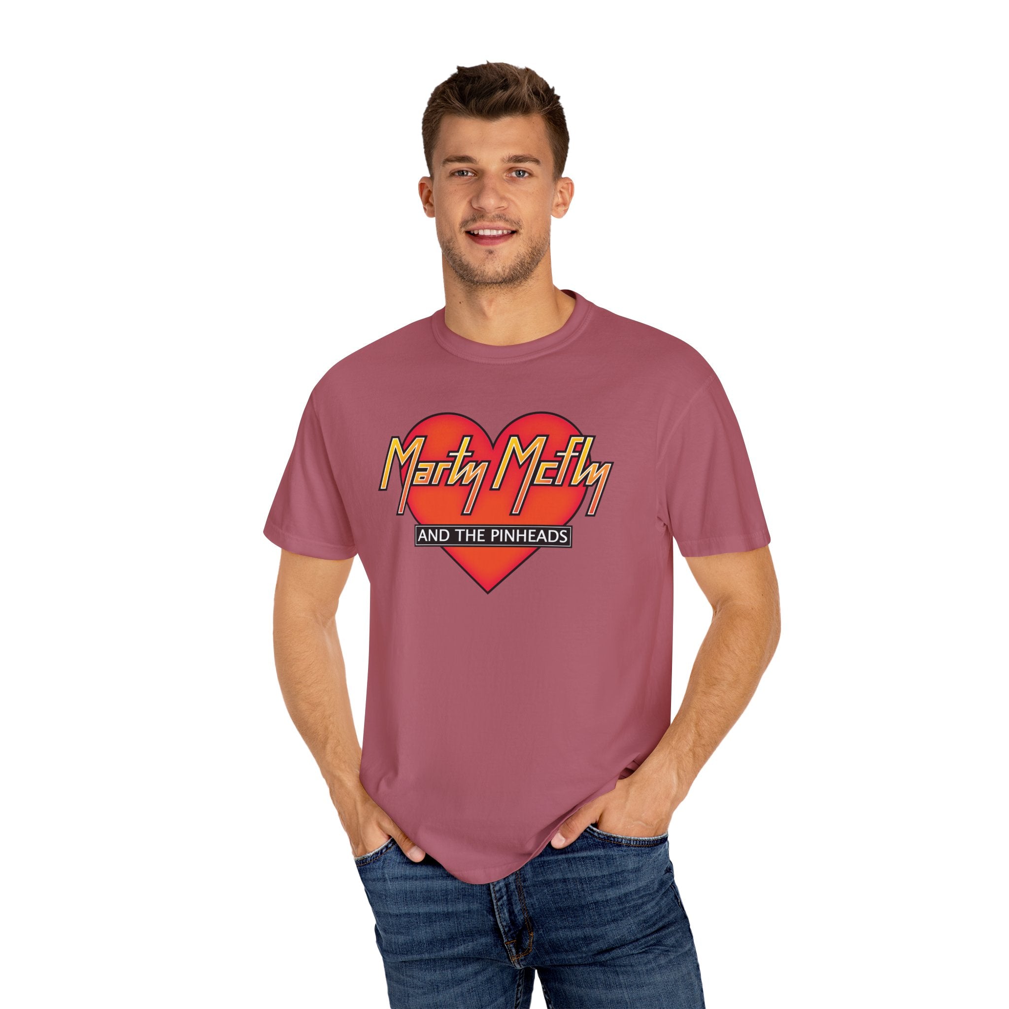 Marty McFly & The Pinheads Heart Logo T-Shirt