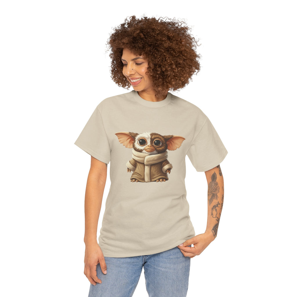 Grogwai Mashup Graphic Tee — Cozy Cute Alien Character T‑Shirt - Gizmo and Grogu all in one!