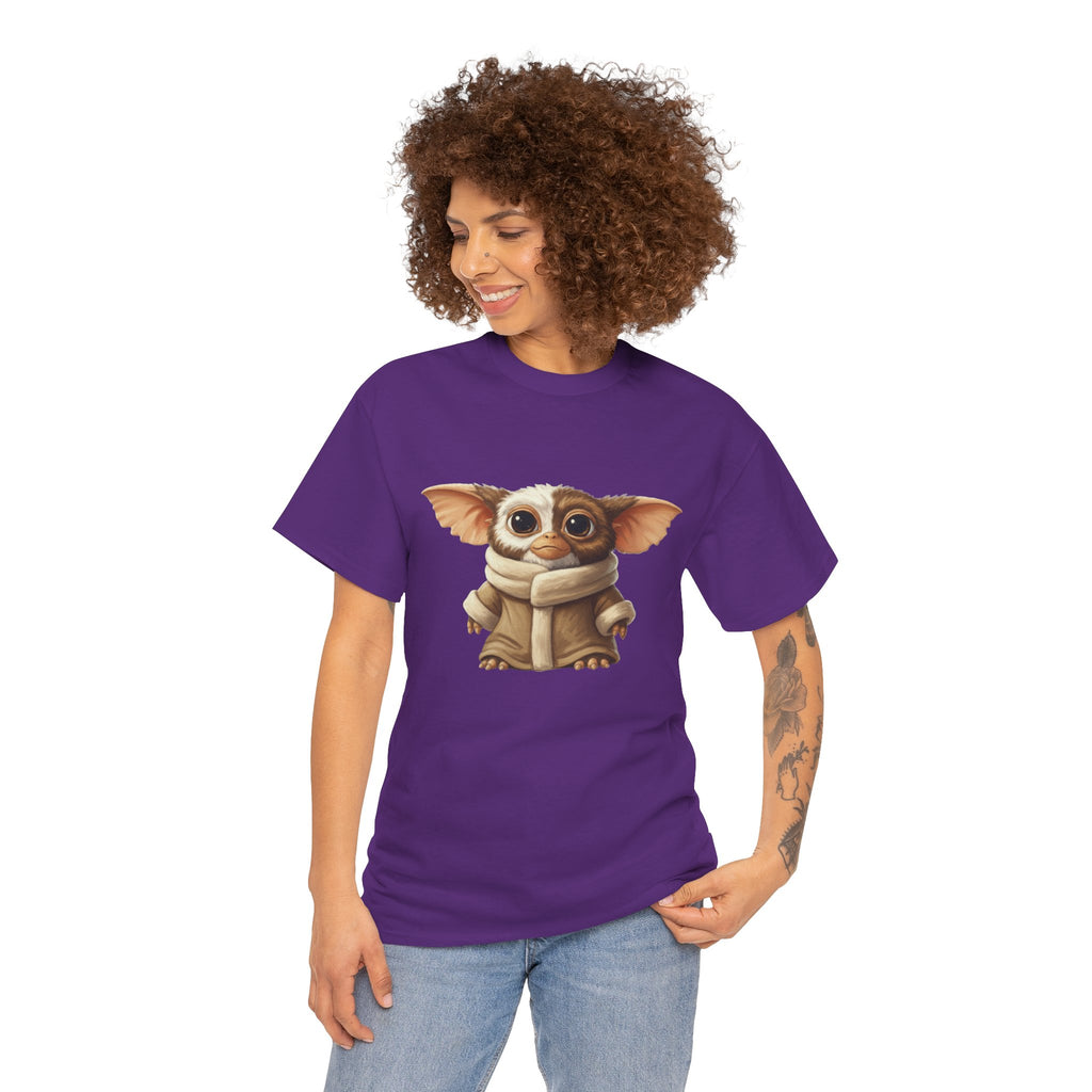 Grogwai Mashup Graphic Tee — Cozy Cute Alien Character T‑Shirt - Gizmo and Grogu all in one!