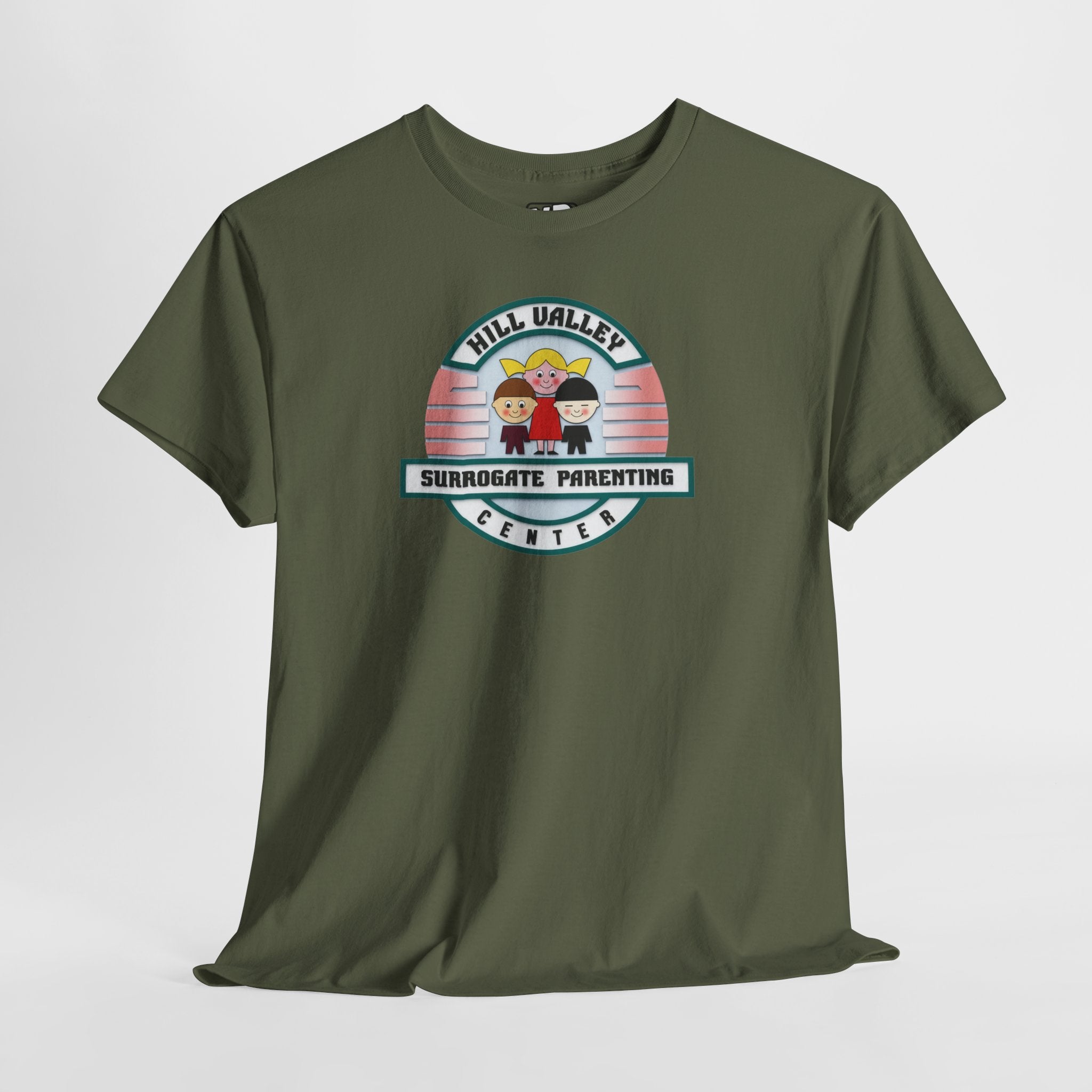 Hill Valley 2015 Surrogate Parenting Center Logo Tee