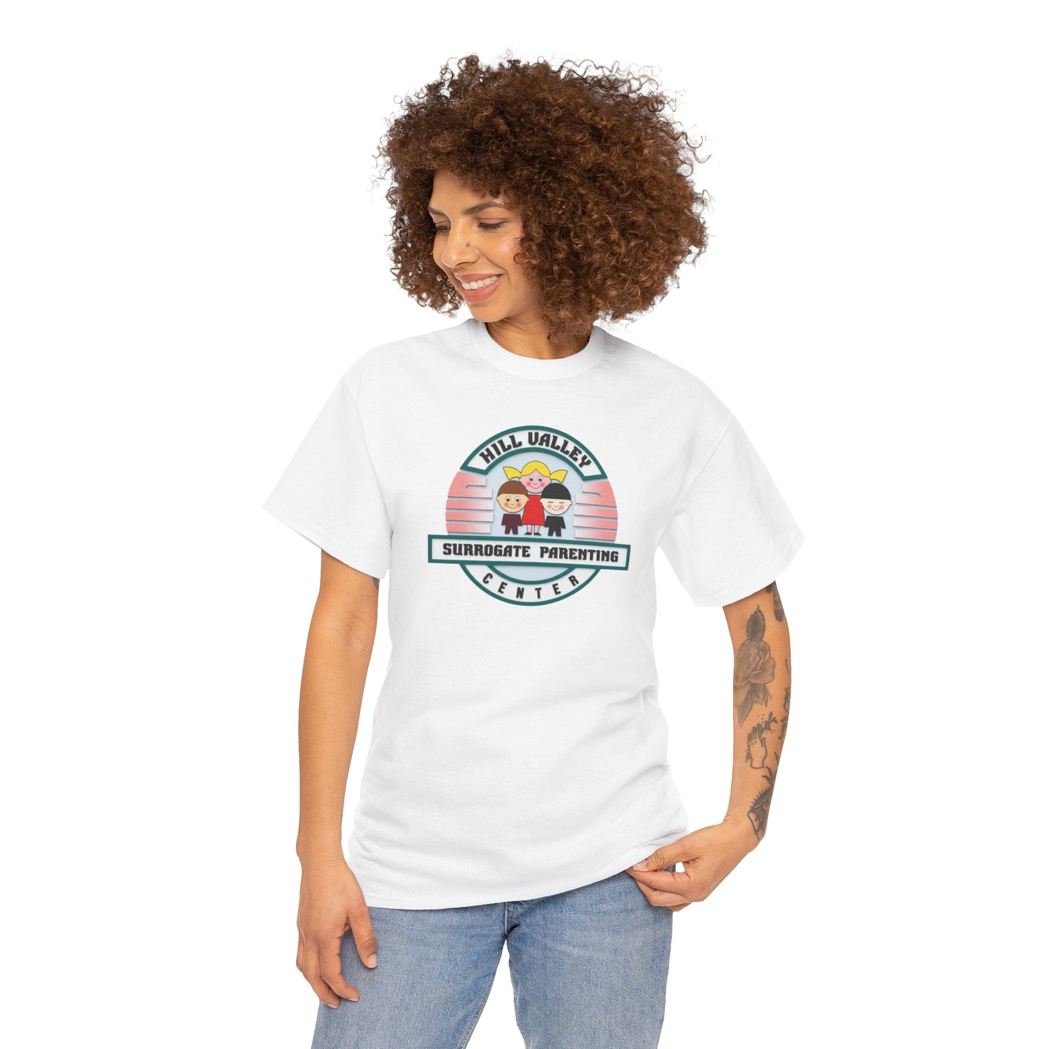 Hill Valley 2015 Surrogate Parenting Center Logo Tee