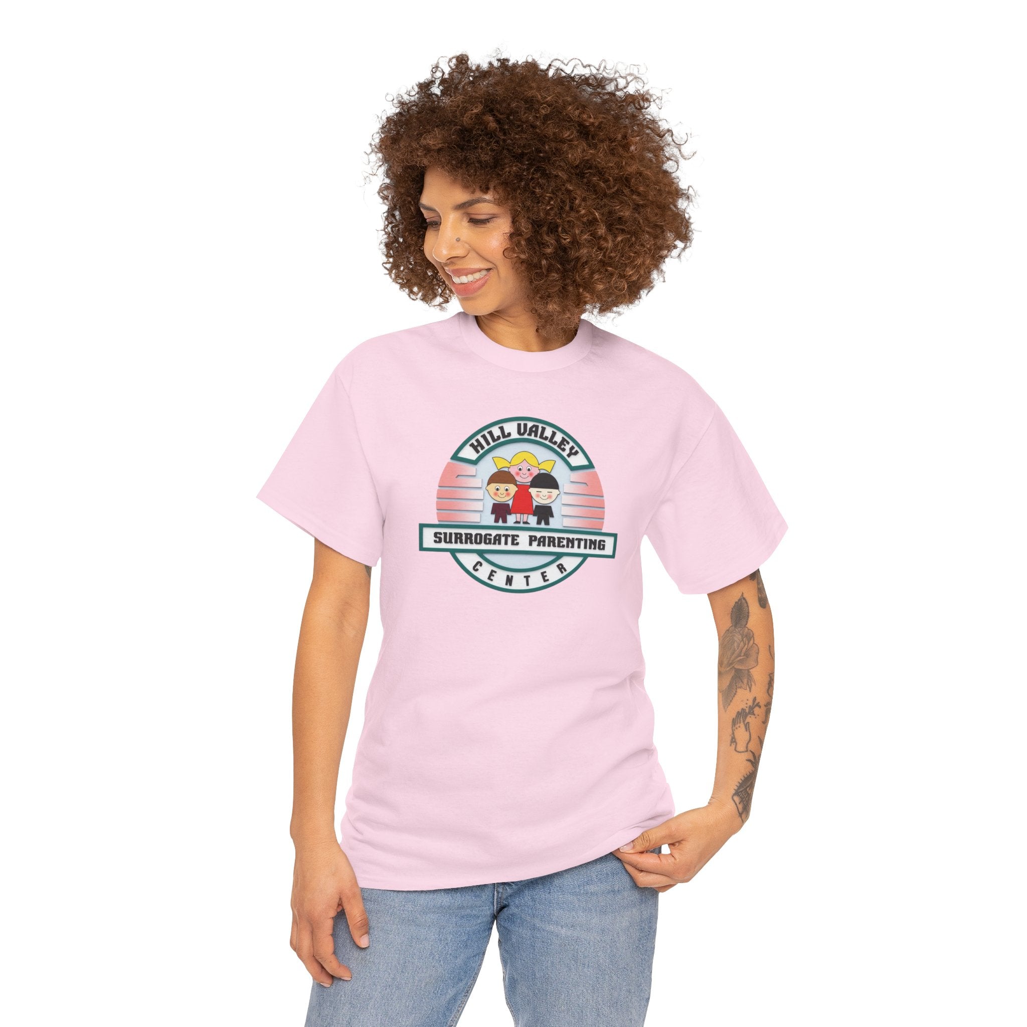 Hill Valley 2015 Surrogate Parenting Center Logo Tee