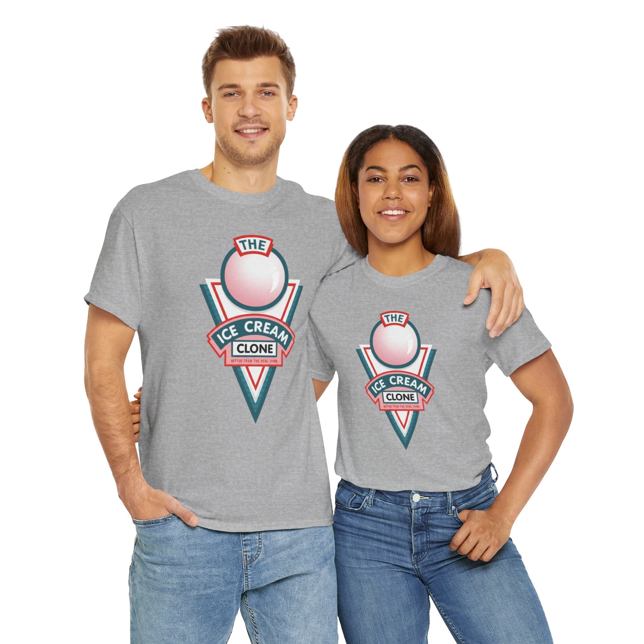 Hill Valley 2015 Ice Cream Clone Tee — Retro Scoop Logo T-Shirt