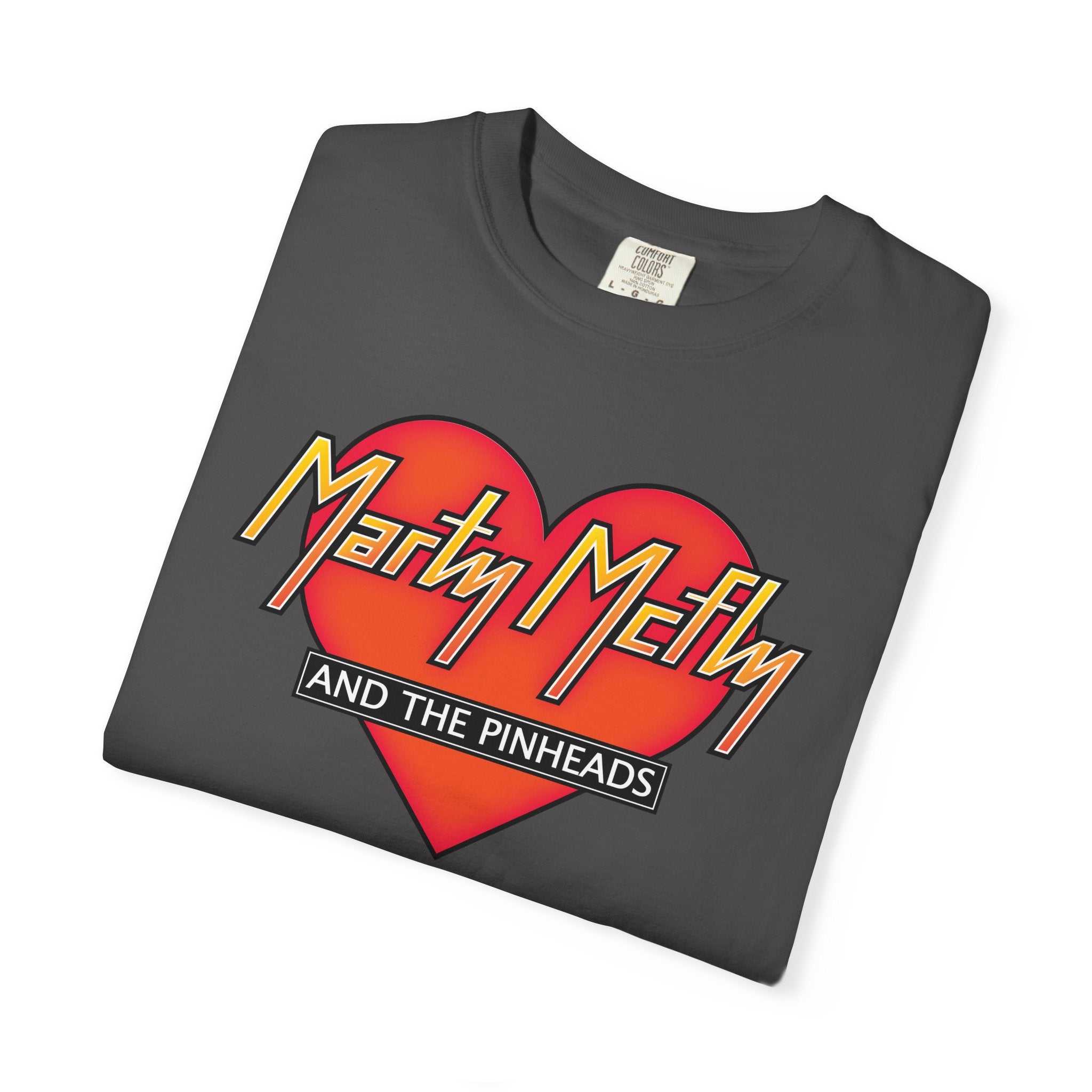 Marty McFly & The Pinheads Heart Logo T-Shirt