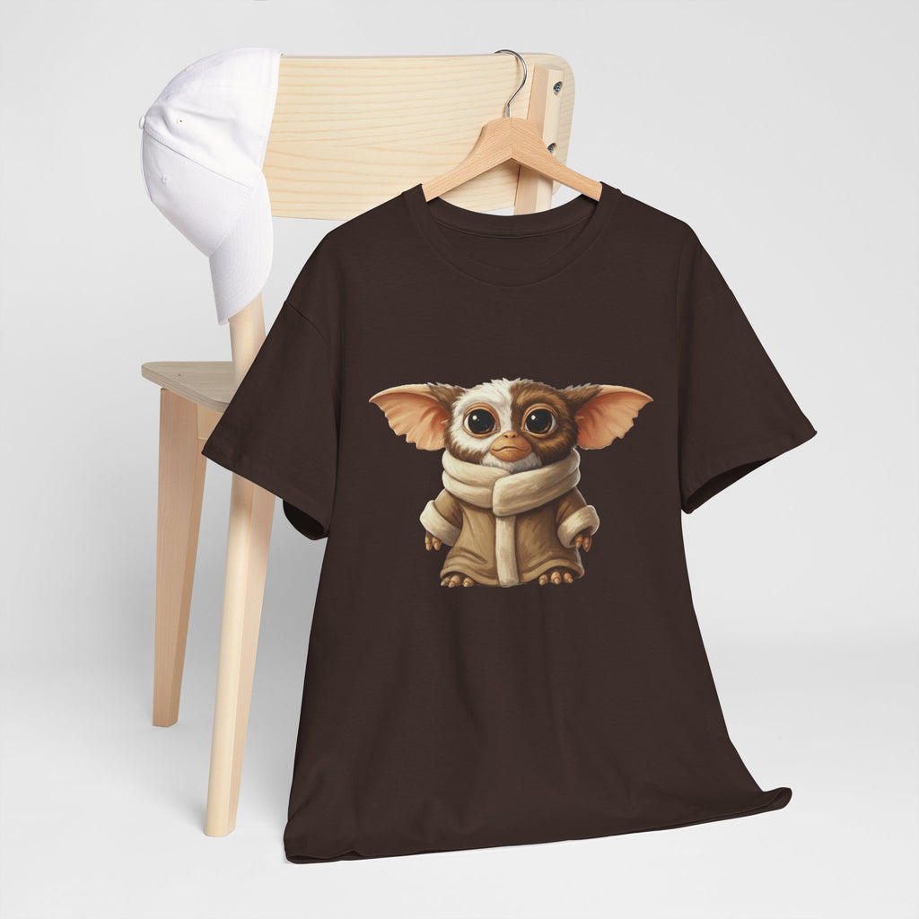 Grogwai Mashup Graphic Tee — Cozy Cute Alien Character T‑Shirt - Gizmo and Grogu all in one!