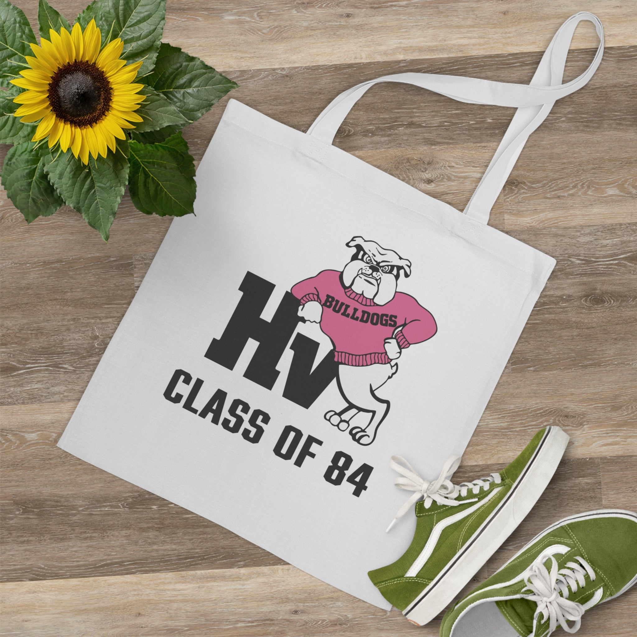 Bulldogs Class of 84 Tote Bag - Back to the Future Inspired Design