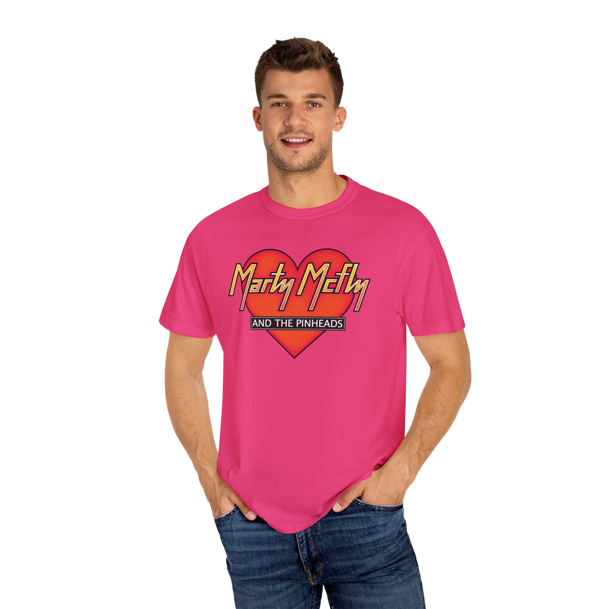 Marty McFly & The Pinheads Heart Logo T-Shirt