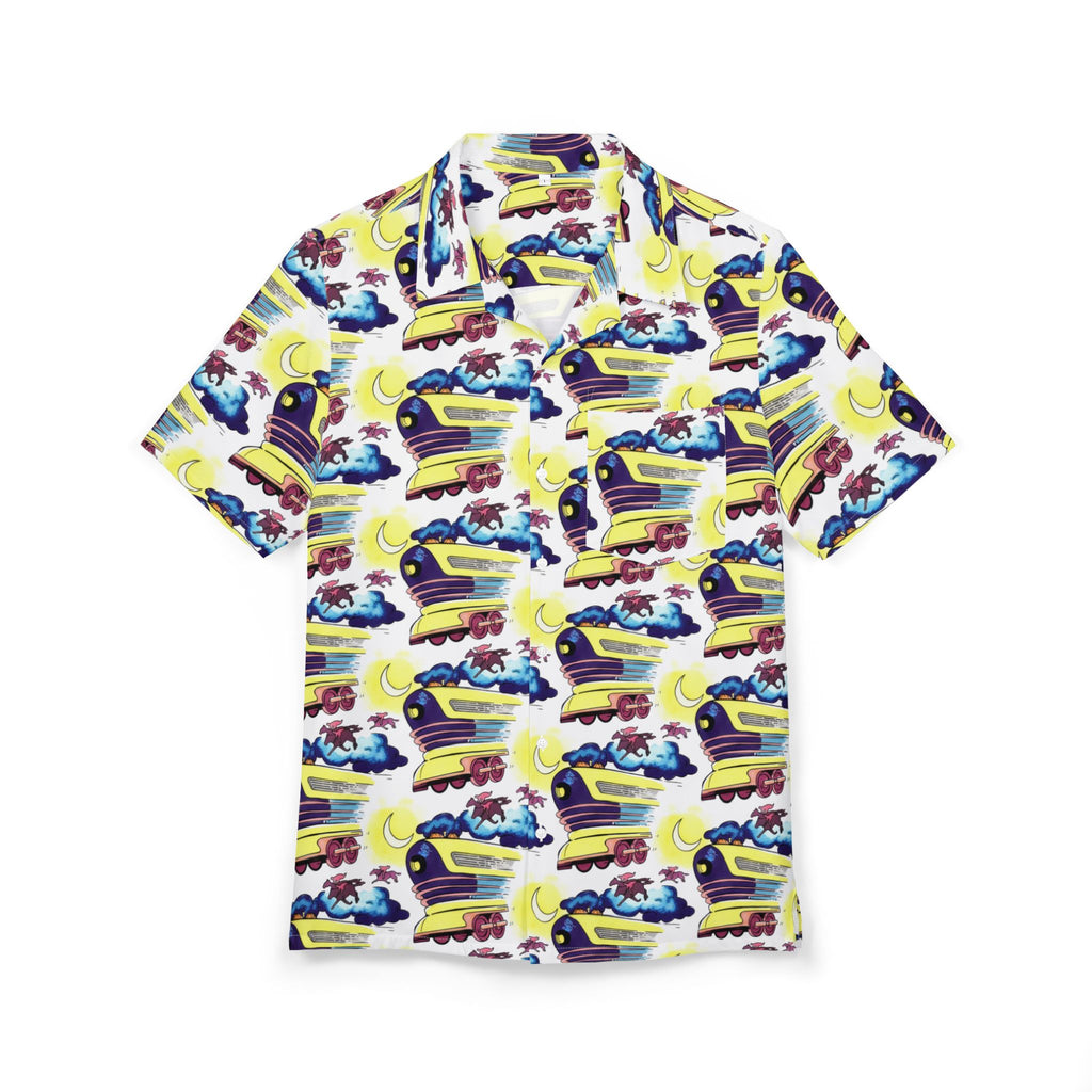 Button-Down Shirt Doc Brown Train - Back to the Future II Inspired