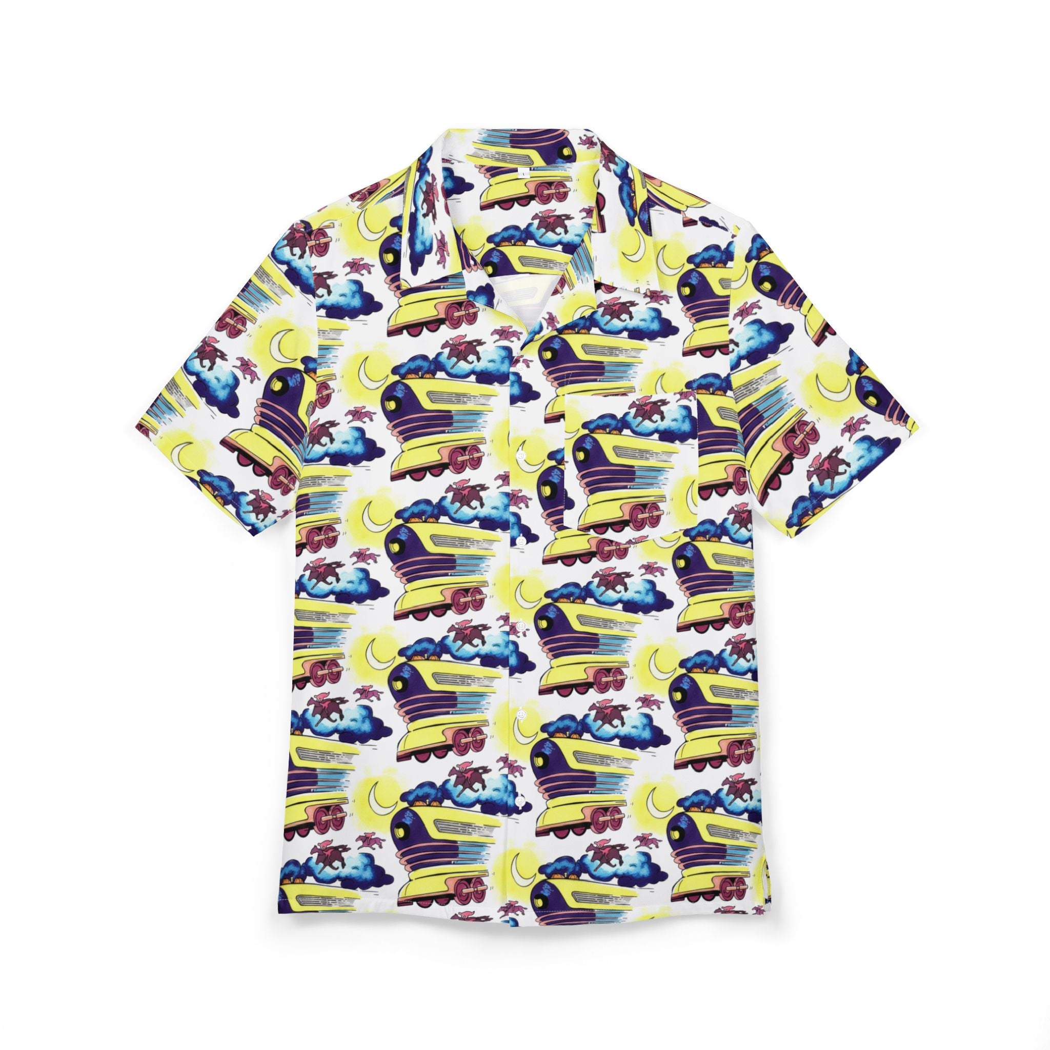 Button-Down Shirt Doc Brown Train - Back to the Future II Inspired