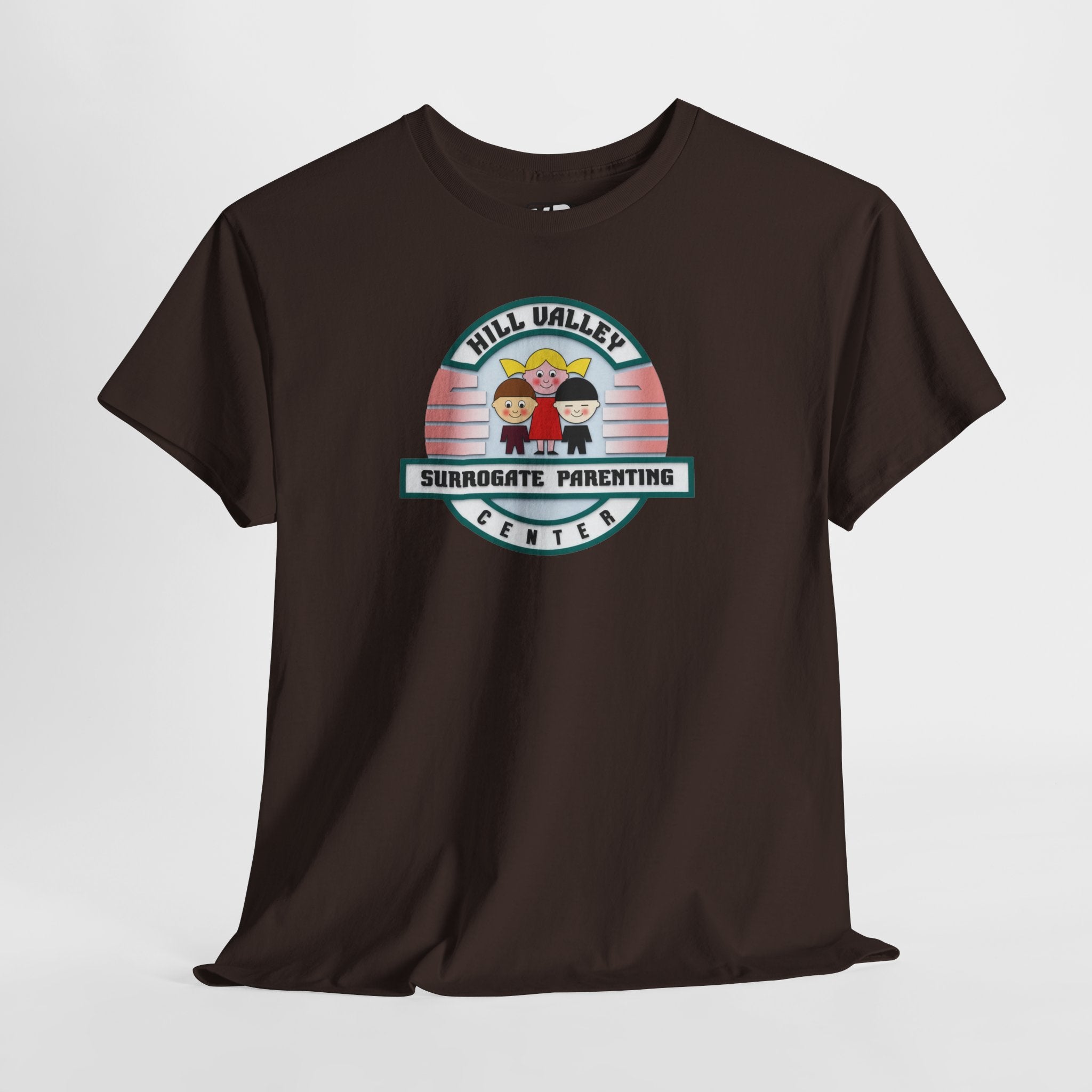 Hill Valley 2015 Surrogate Parenting Center Logo Tee