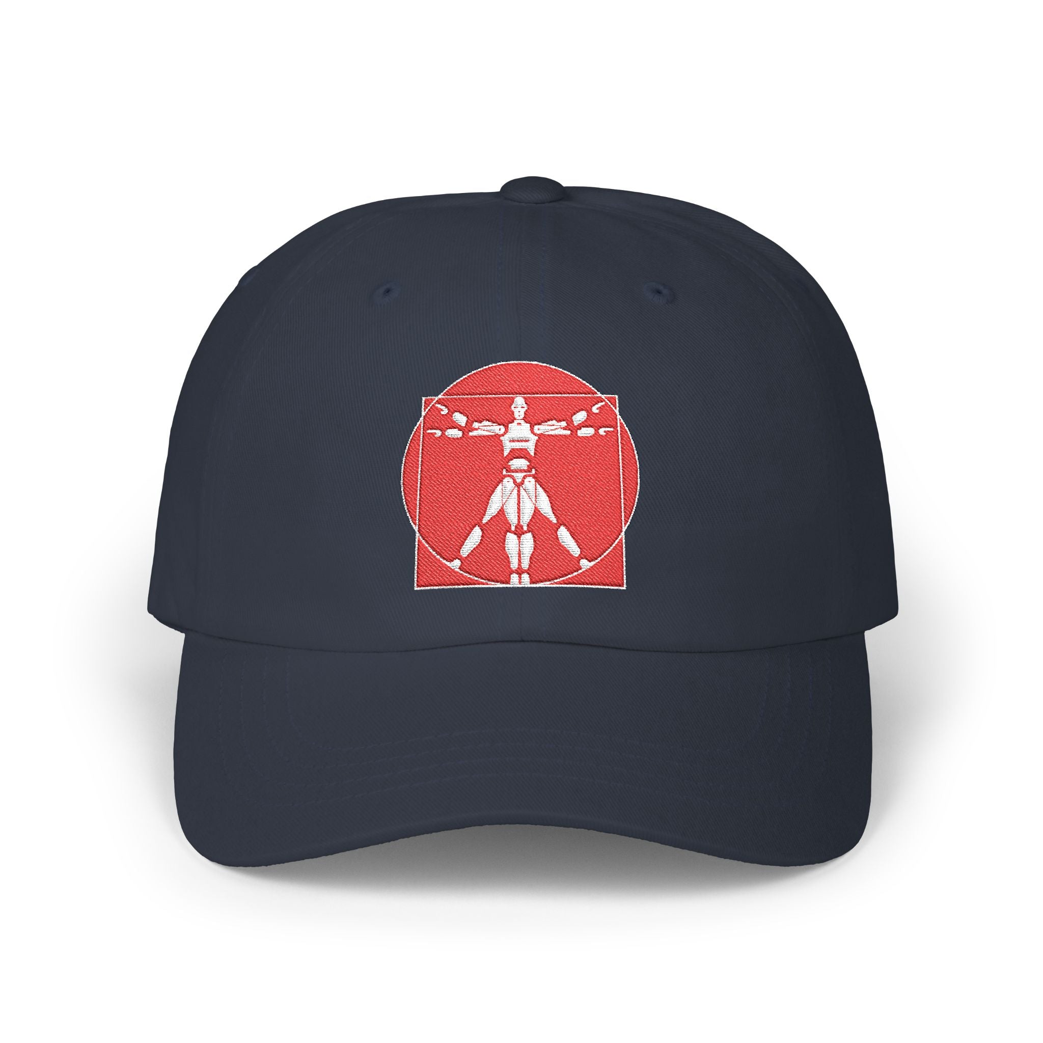 Robot Lab Vitruvian Man Embroidered Baseball Hat