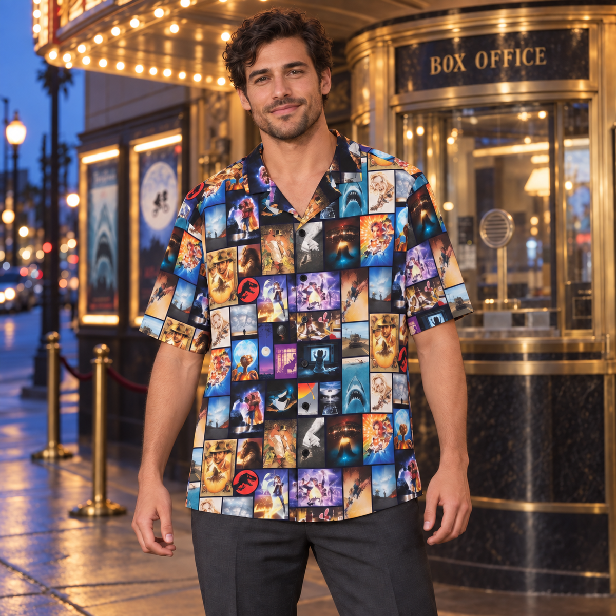 Spielberg Movie Tribute Hawaiian Shirt